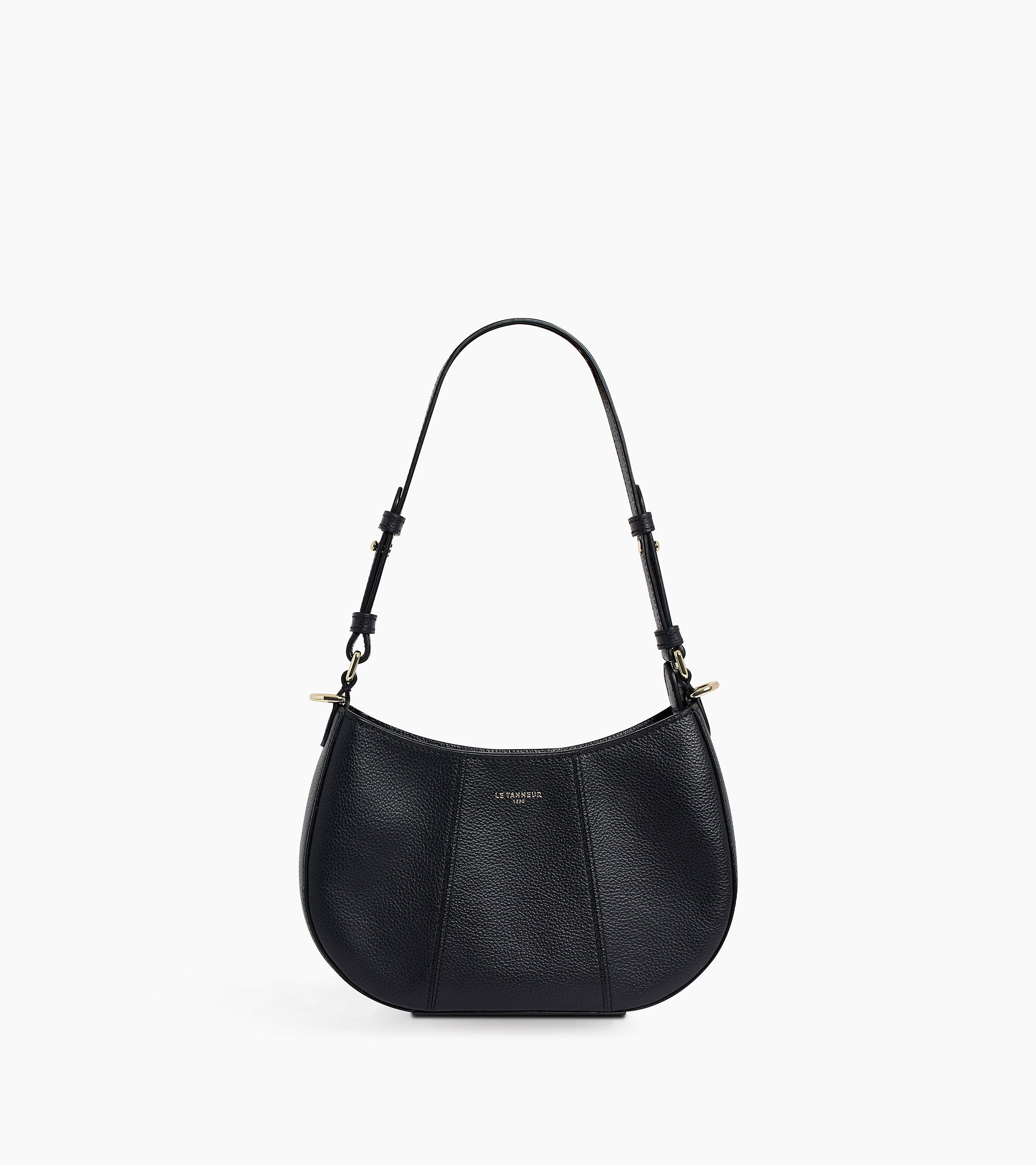 Juliette small half-moon bag in grained leather