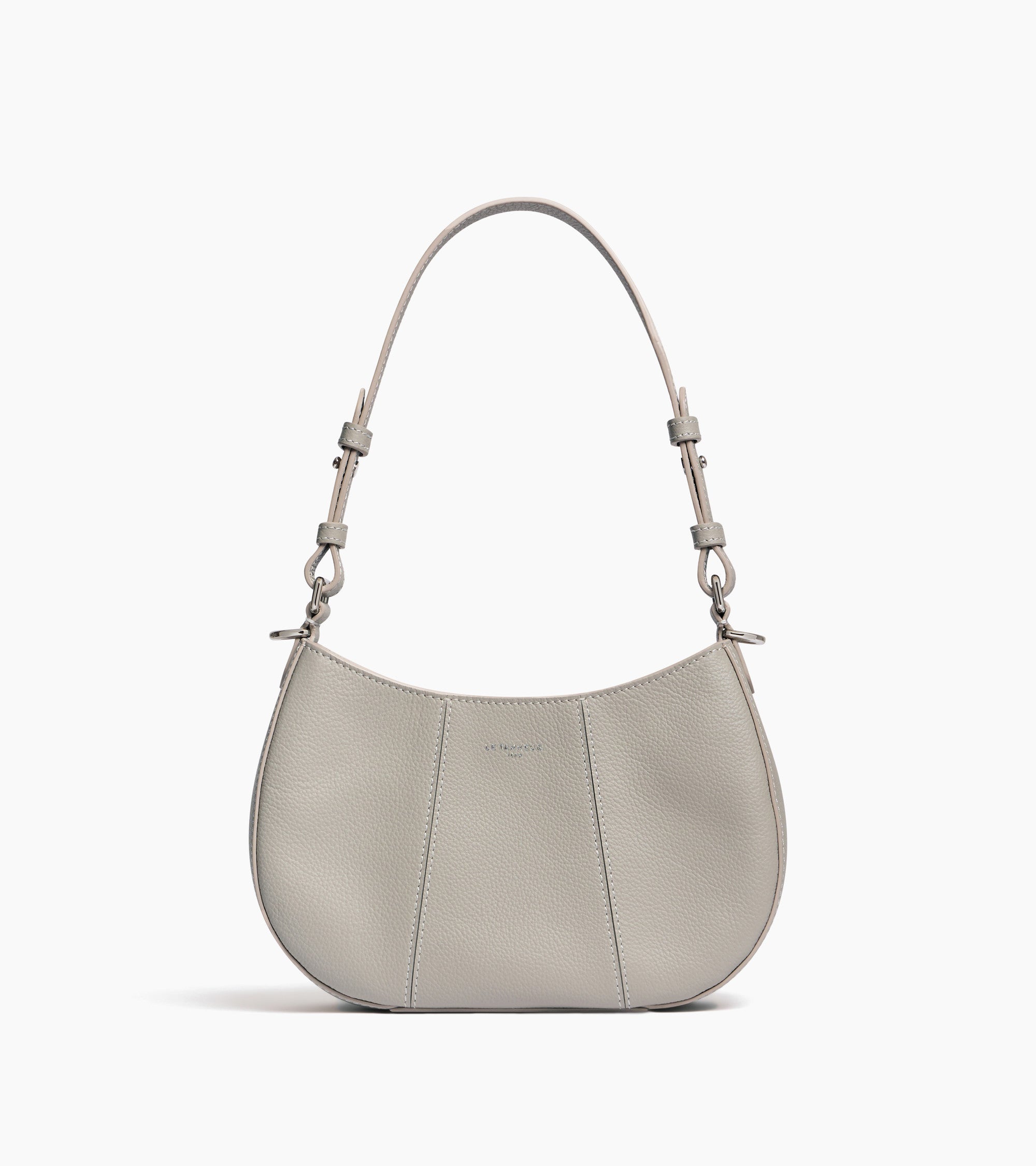 Juliette small half-moon bag in grained leather