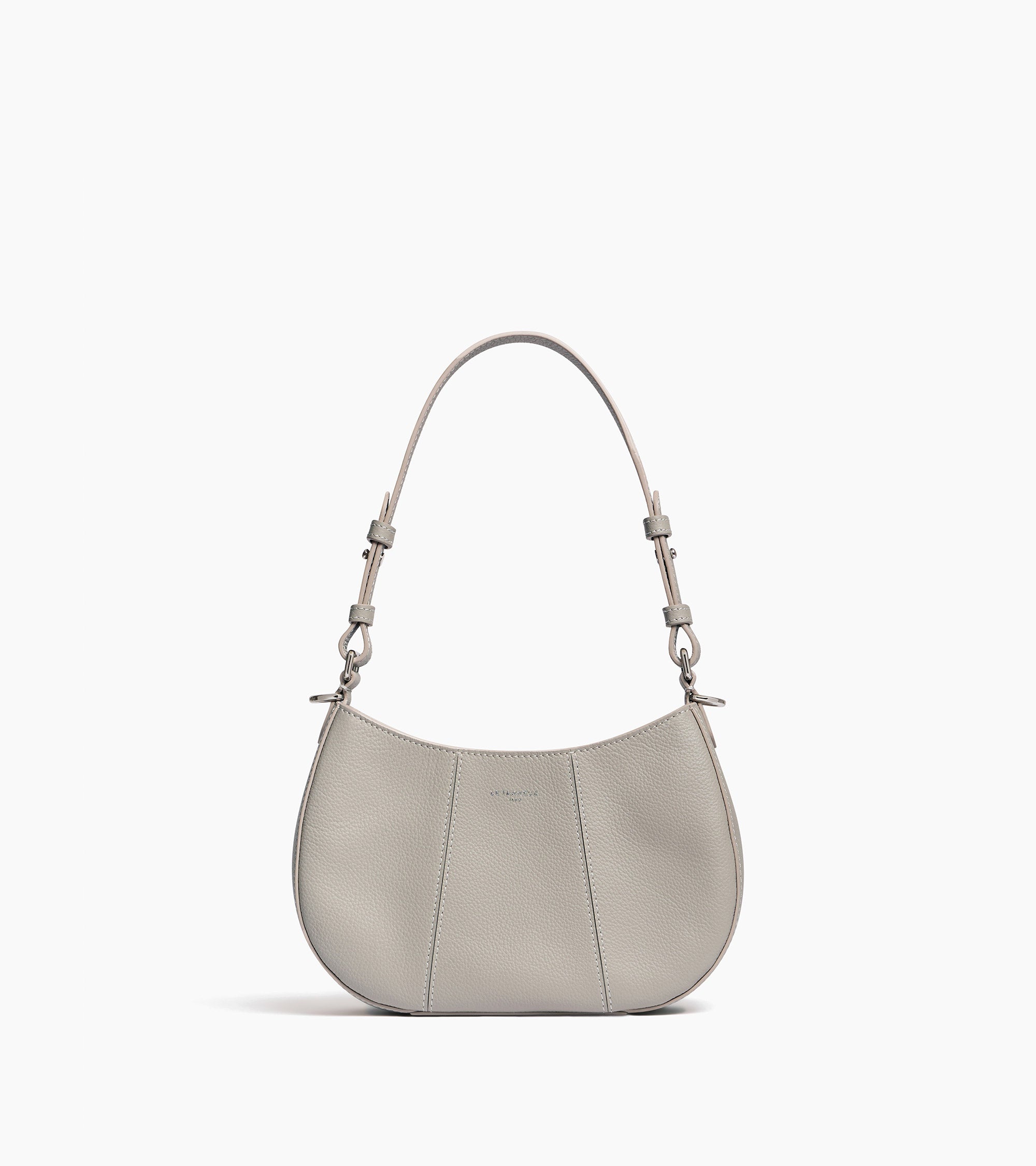 Juliette small half-moon bag in grained leather