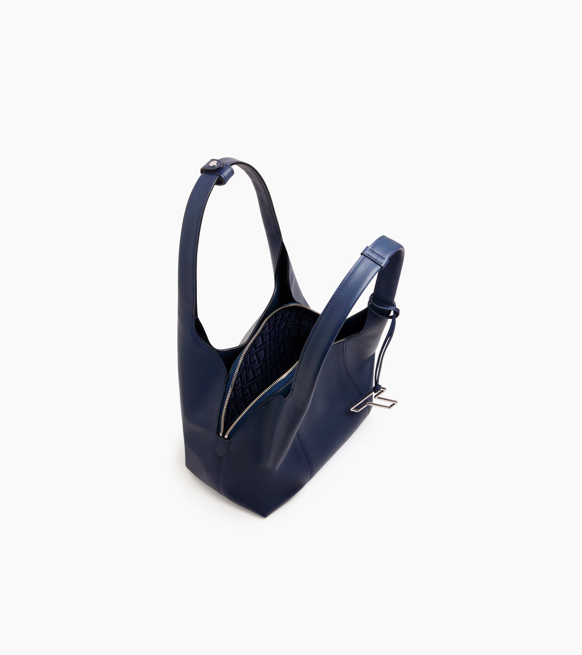 Juliette medium-sized shoulder bag in grained leather