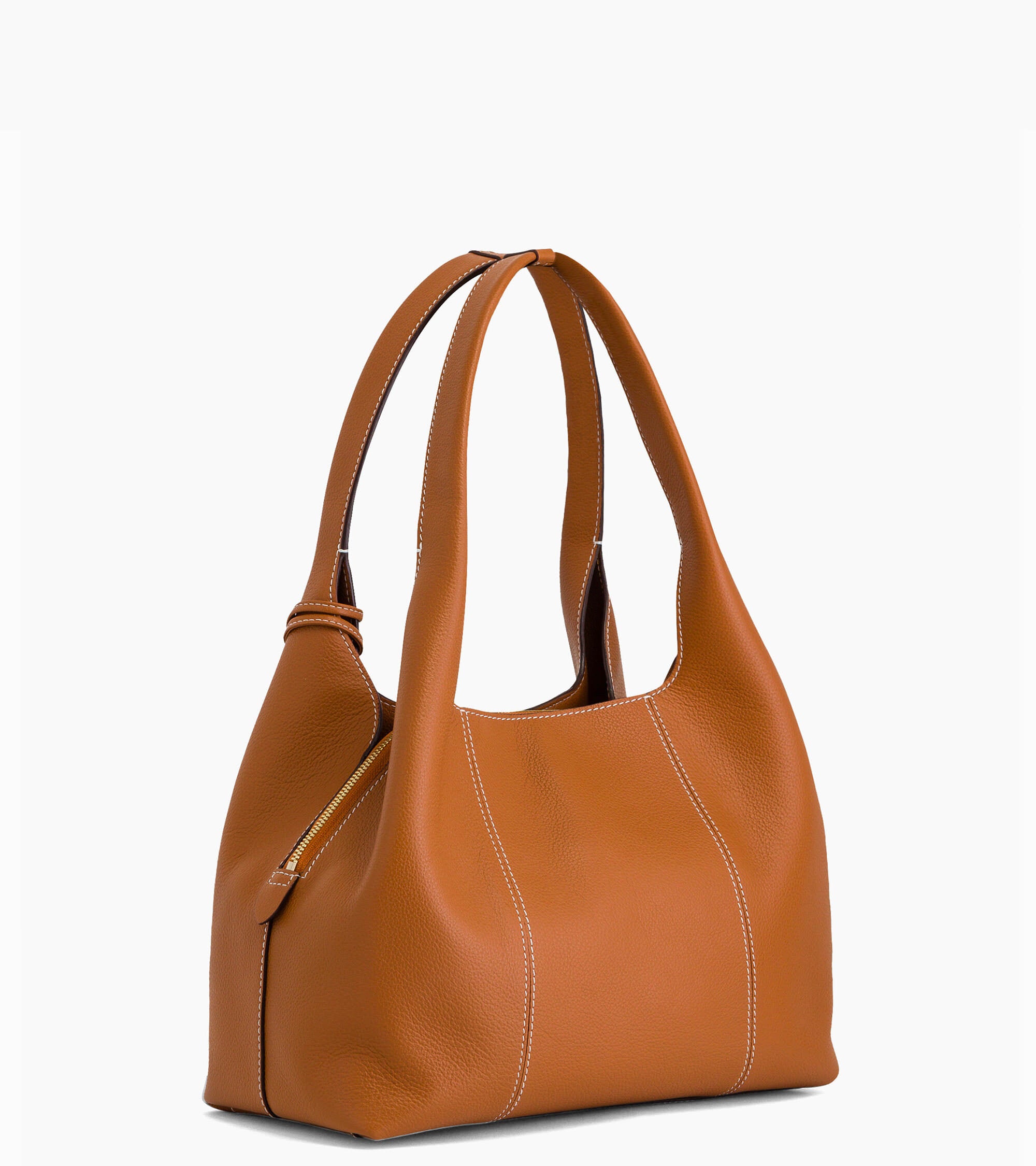 Juliette medium-sized shoulder bag in grained leather