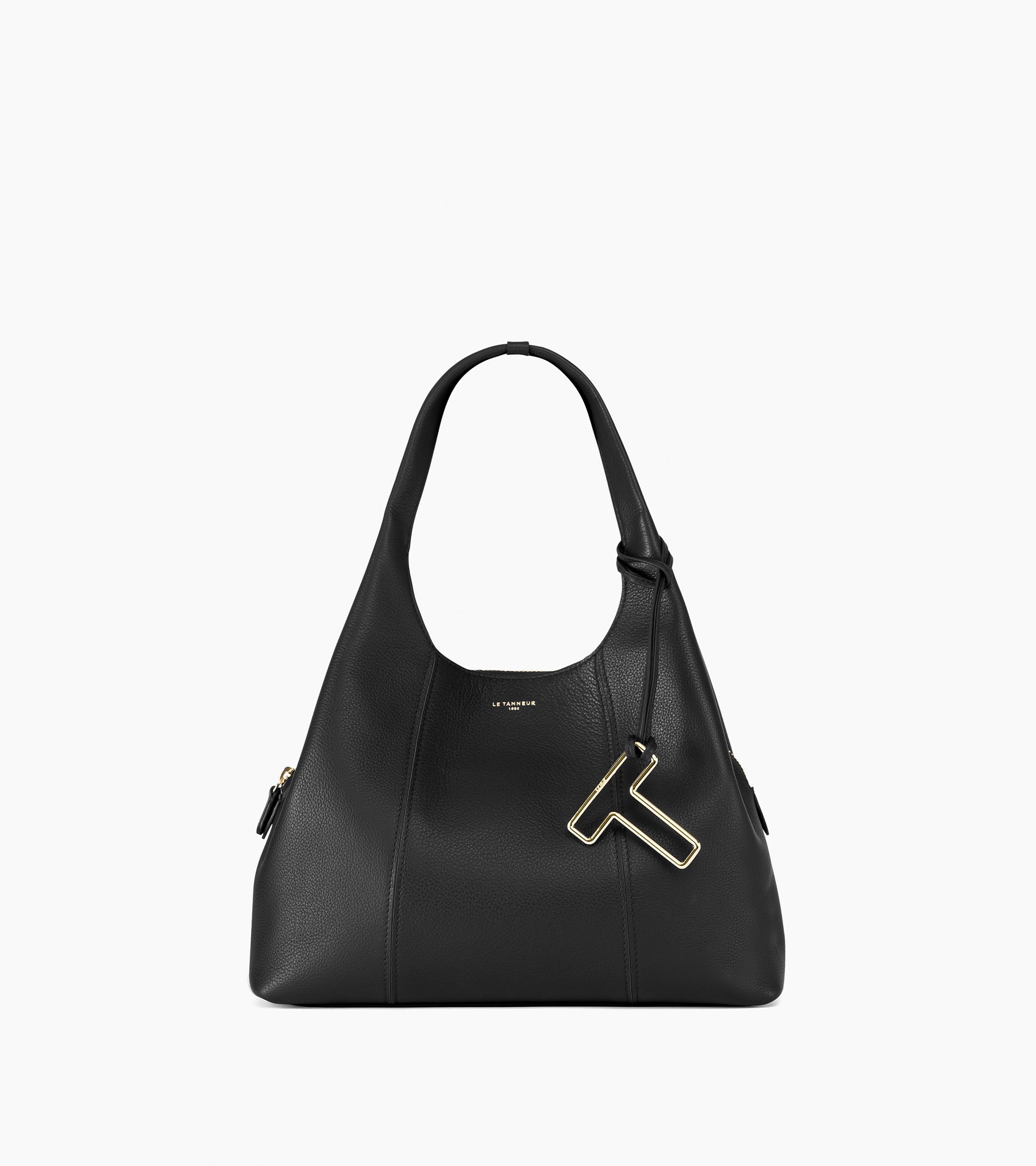 Juliette medium-sized shoulder bag in grained leather