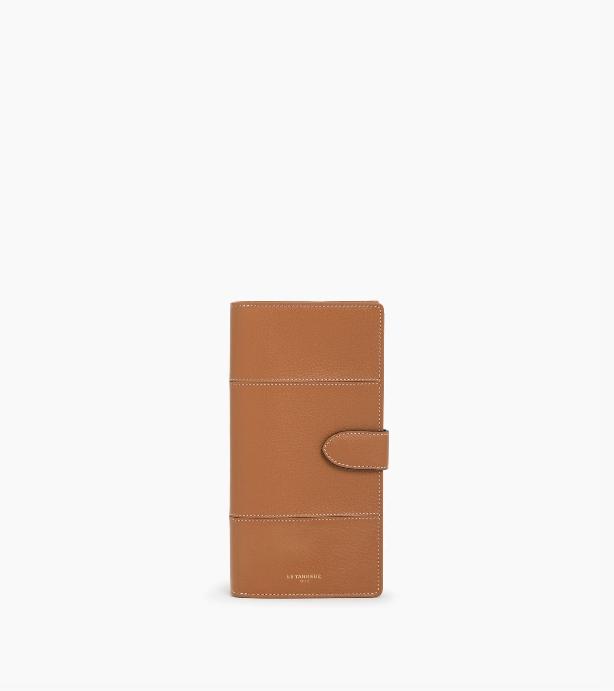 Juliette cheque book holder in grained leather
