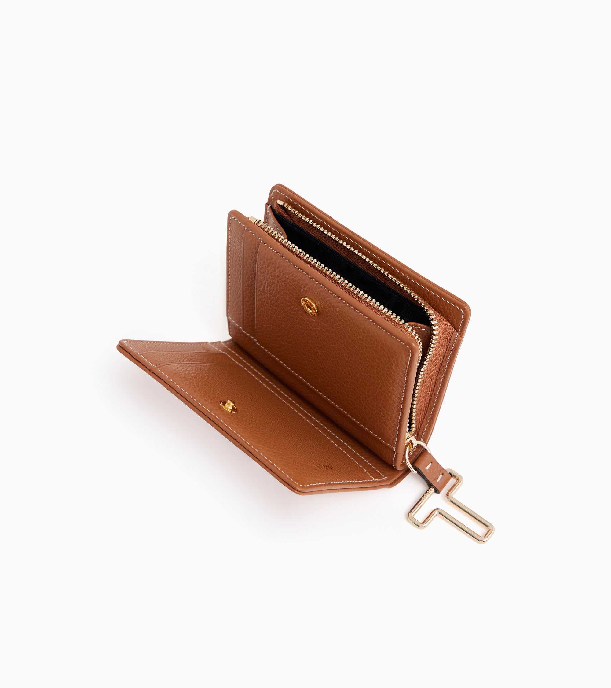 Juliette small wallet in grained leather