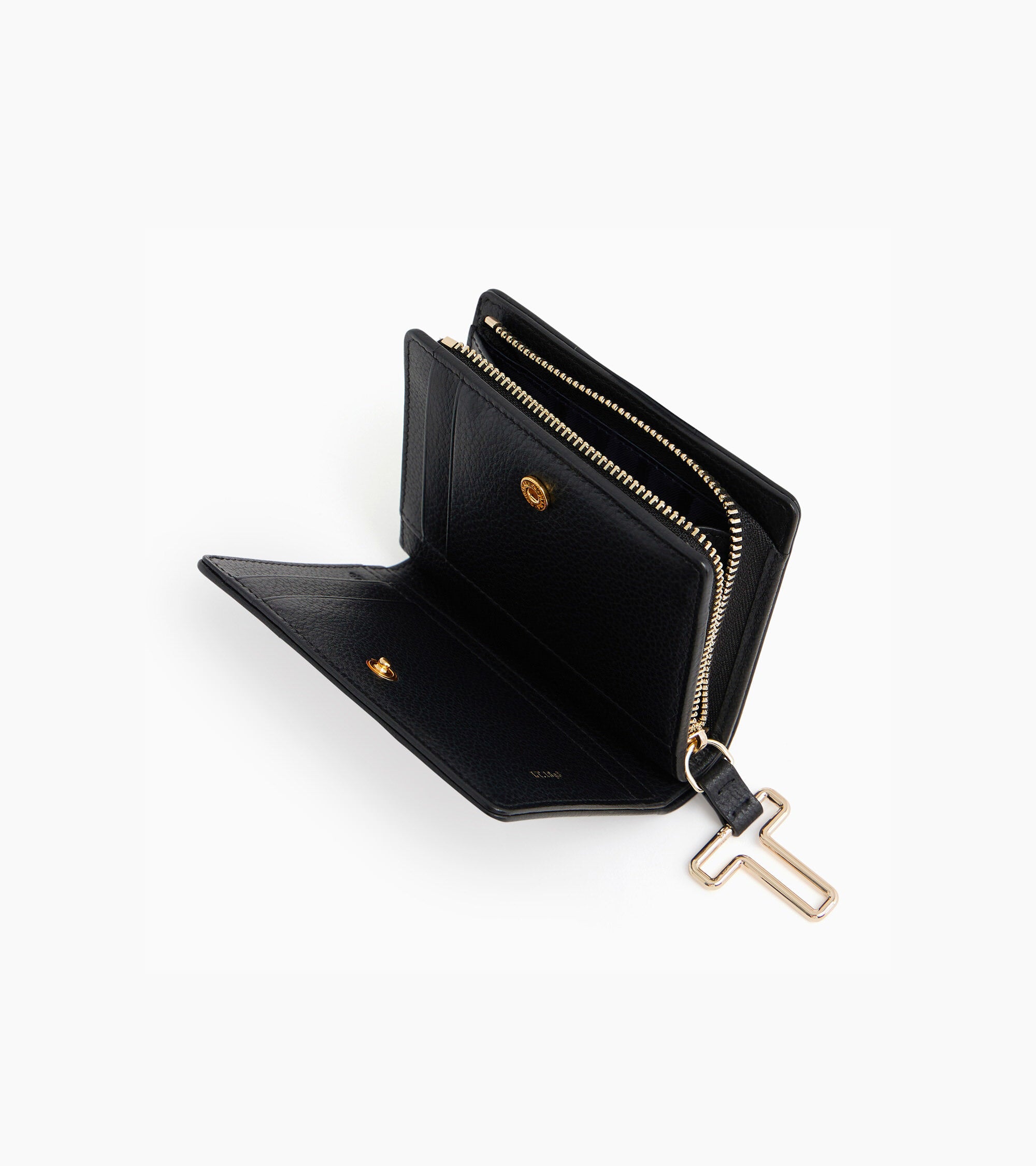 Juliette small wallet in grained leather