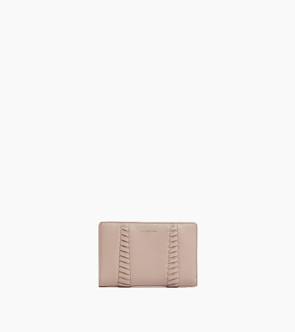 Juliette medium wallet in smooth laced leather