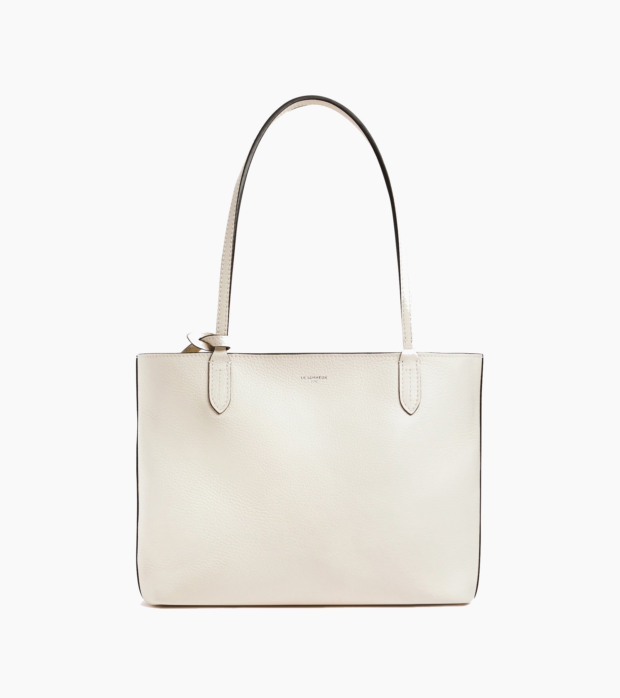 Louise small tote bag in grained leather