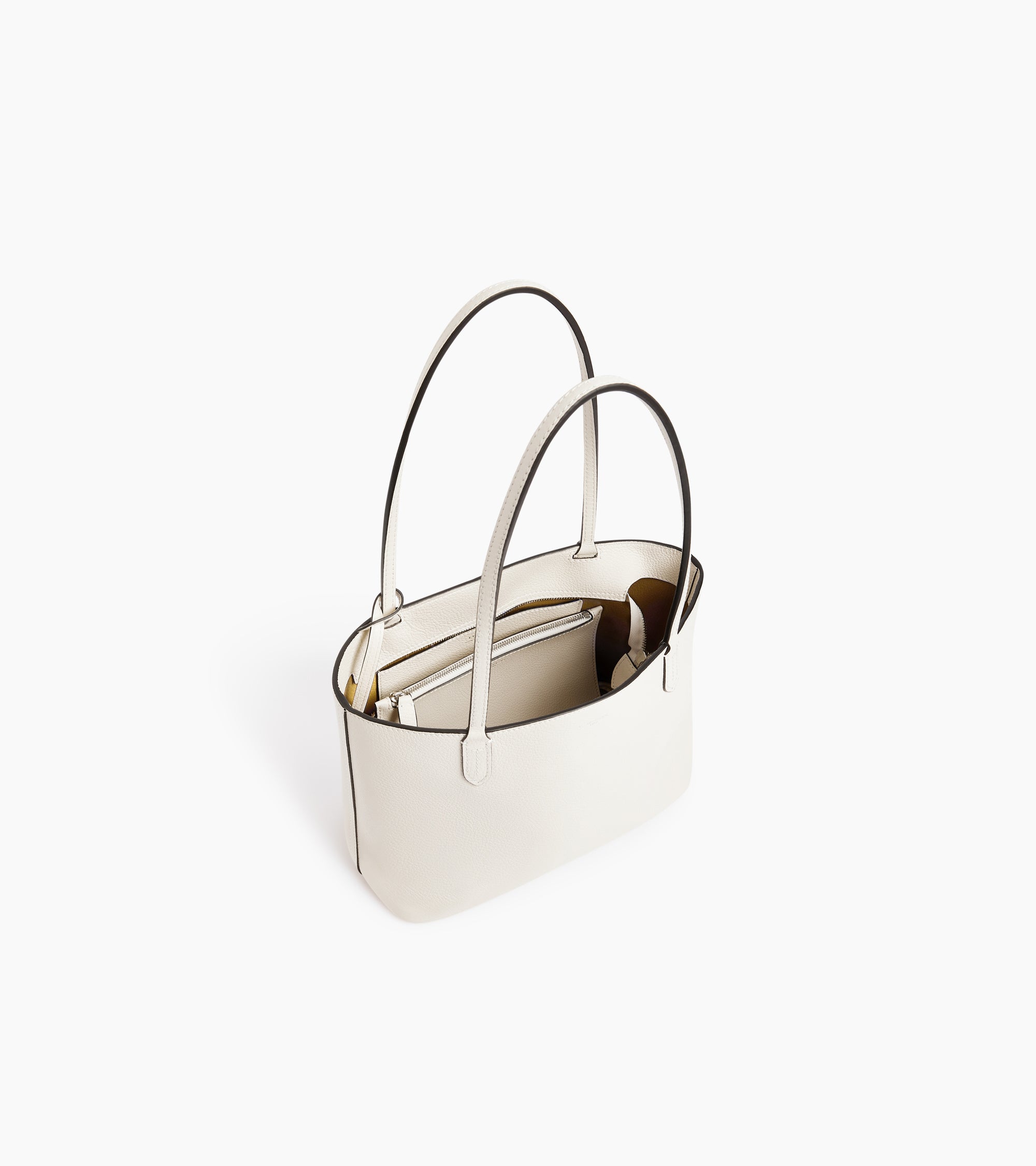 Louise small tote bag in grained leather