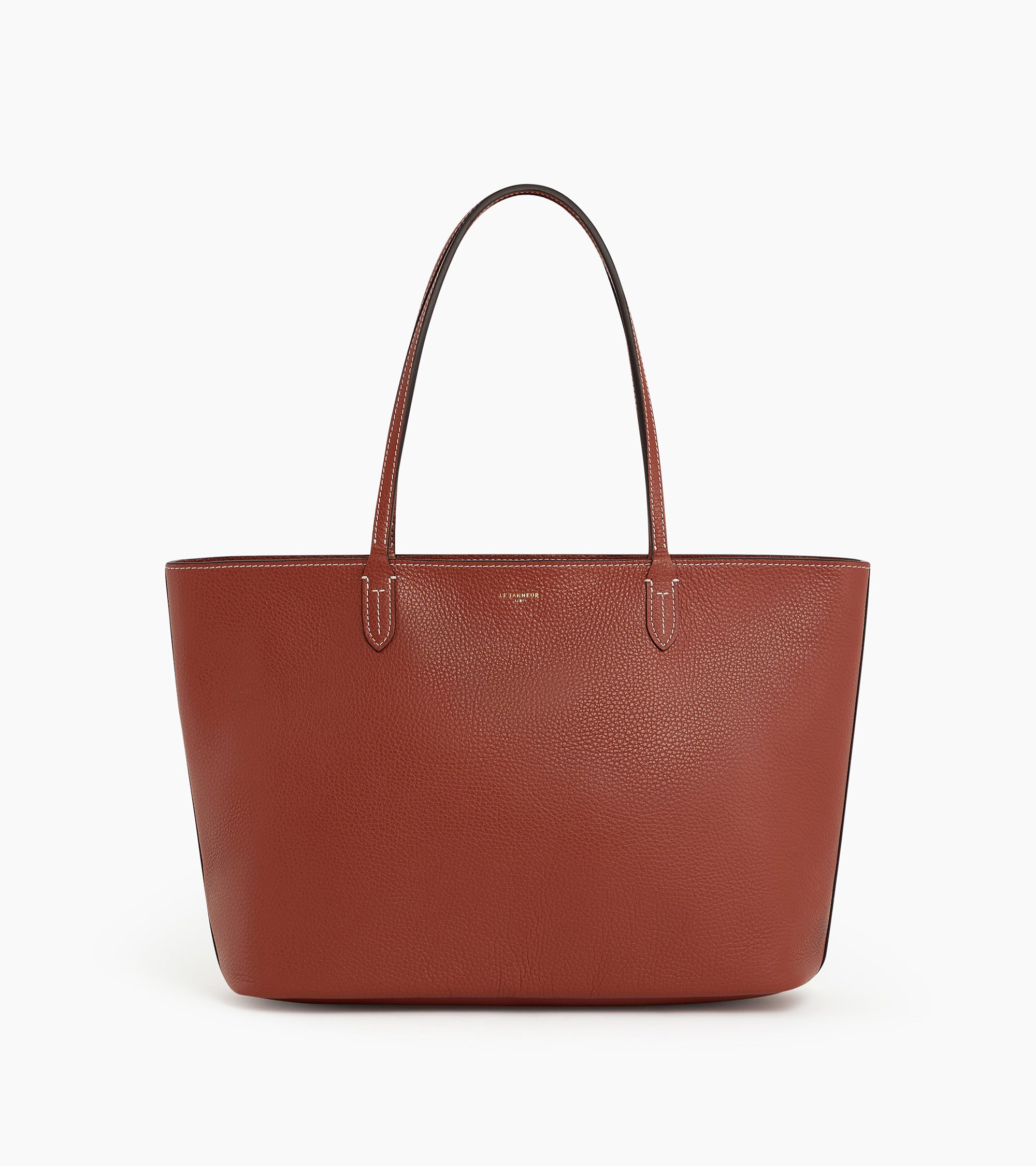 Louise large tote in grained leather