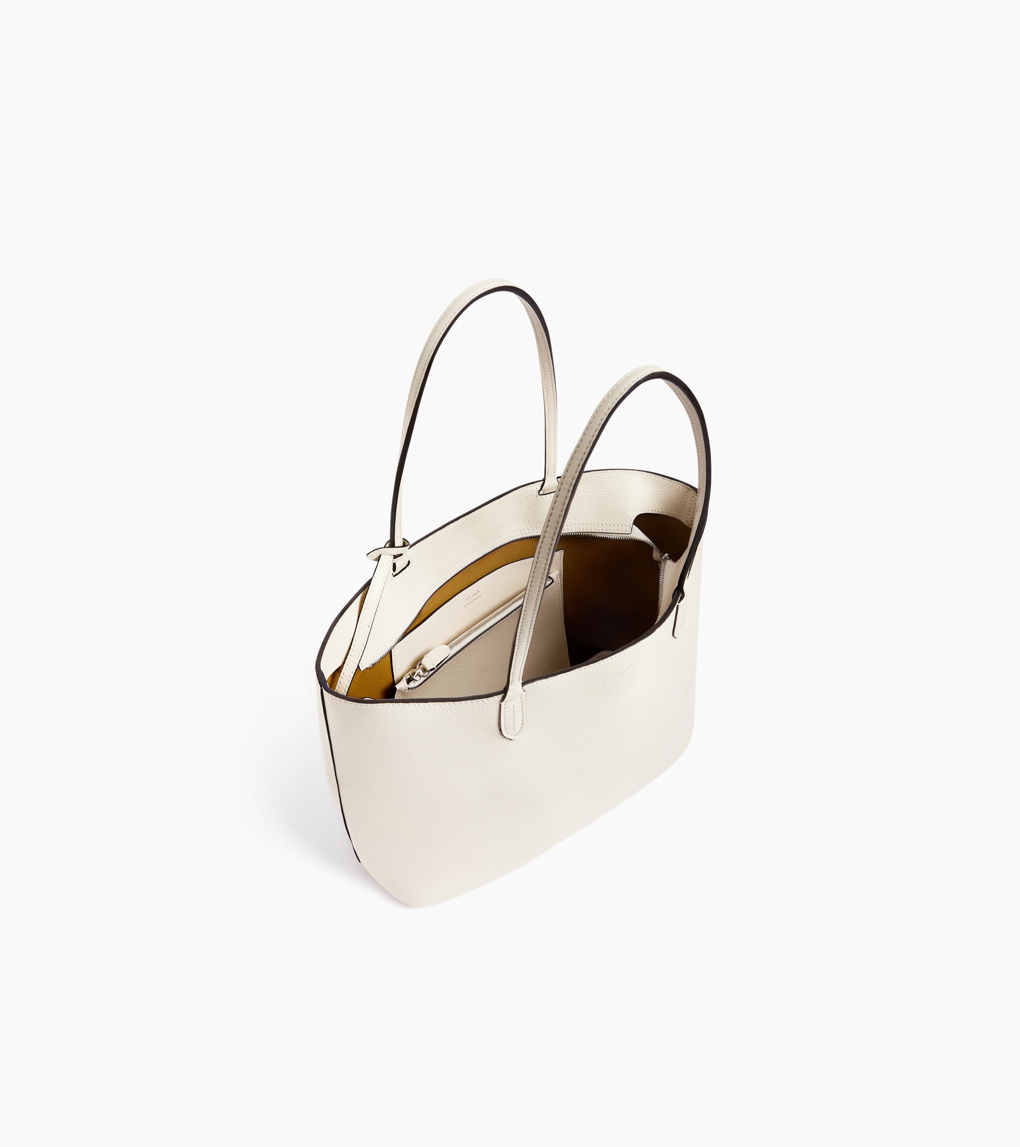 Louise large tote in grained leather