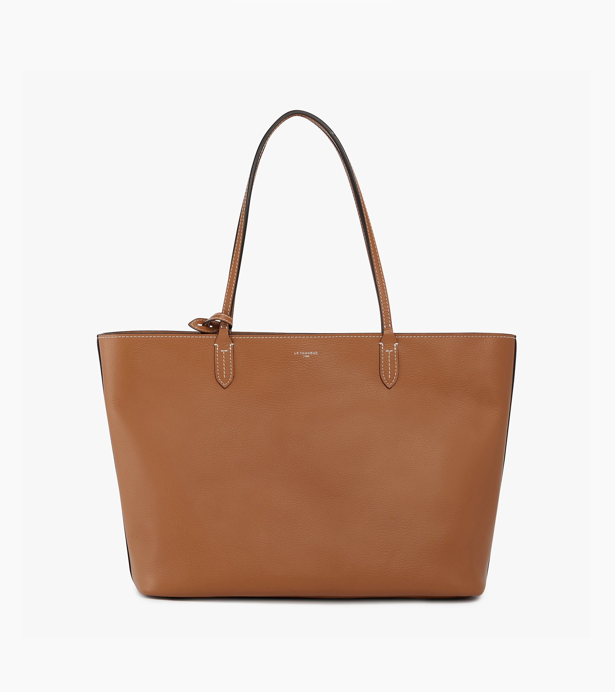 Louise large tote in grained leather