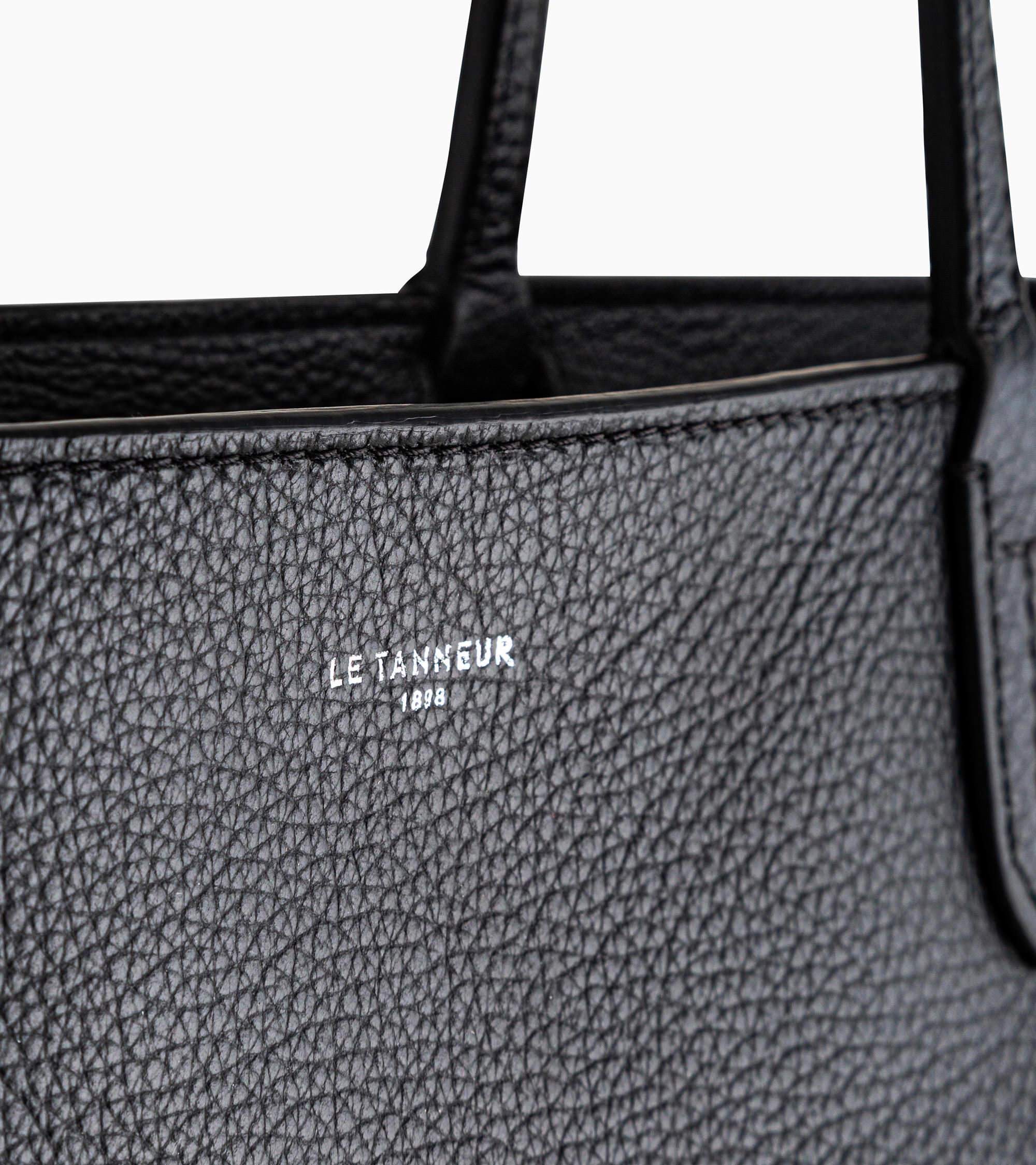 Louise large tote in grained leather