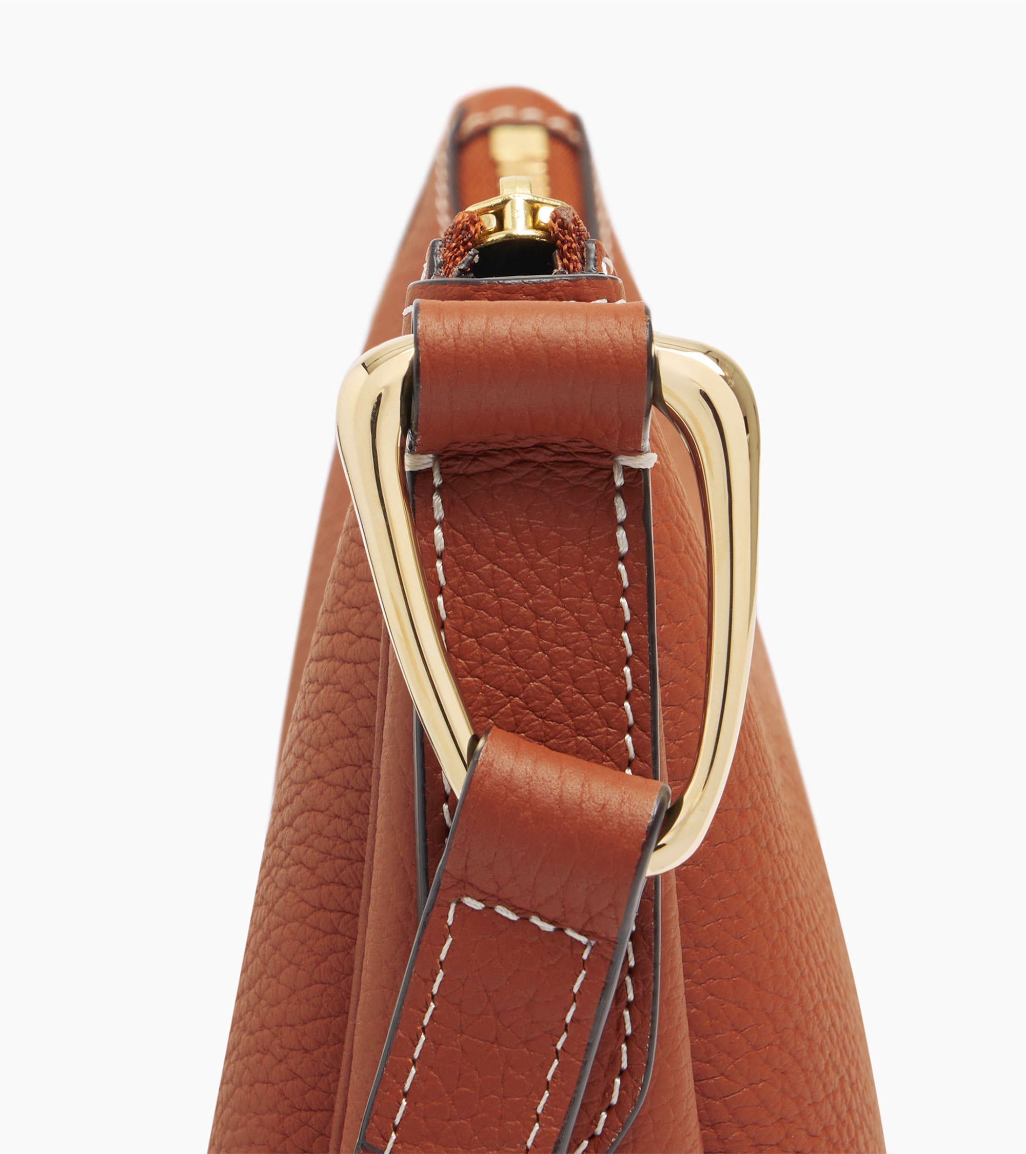 Small shoulder bag Madeleine in grained calfskin leather