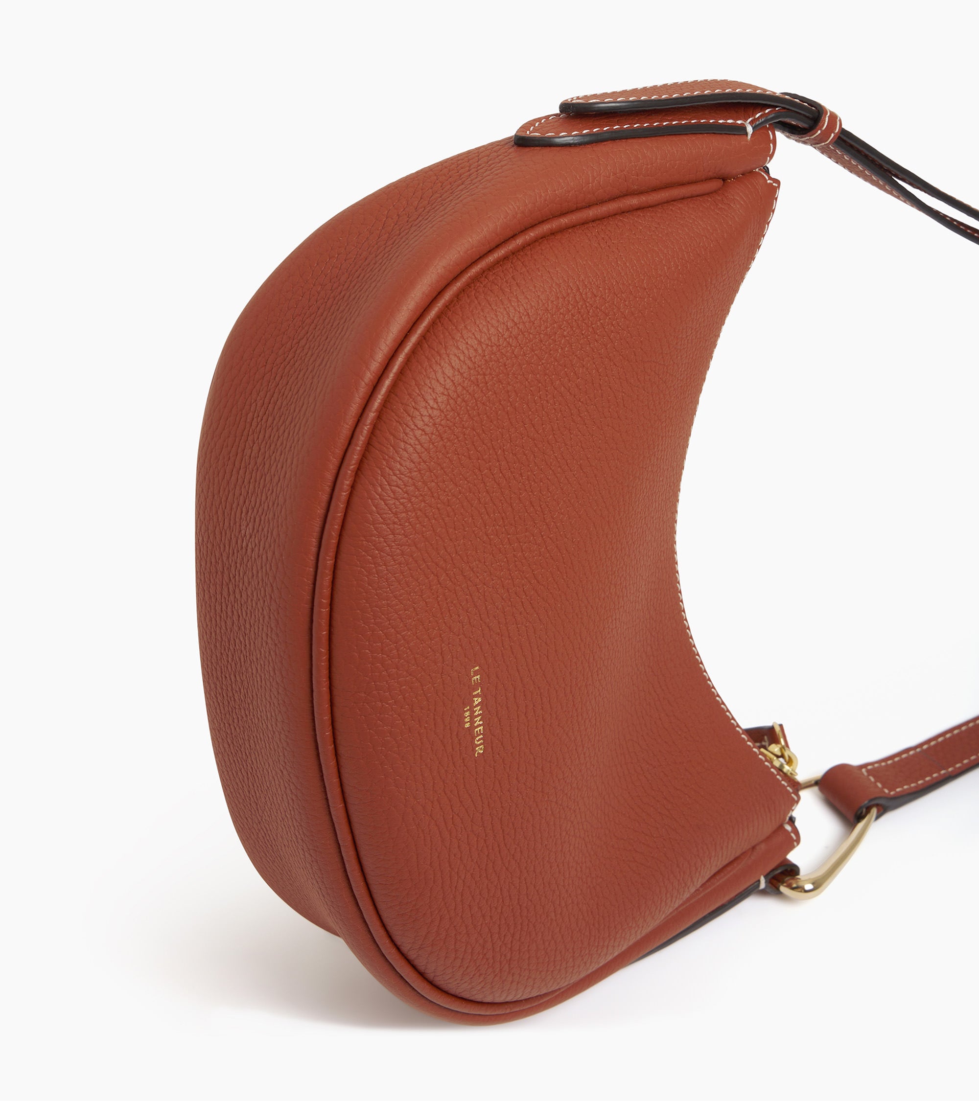 Small shoulder bag Madeleine in grained calfskin leather