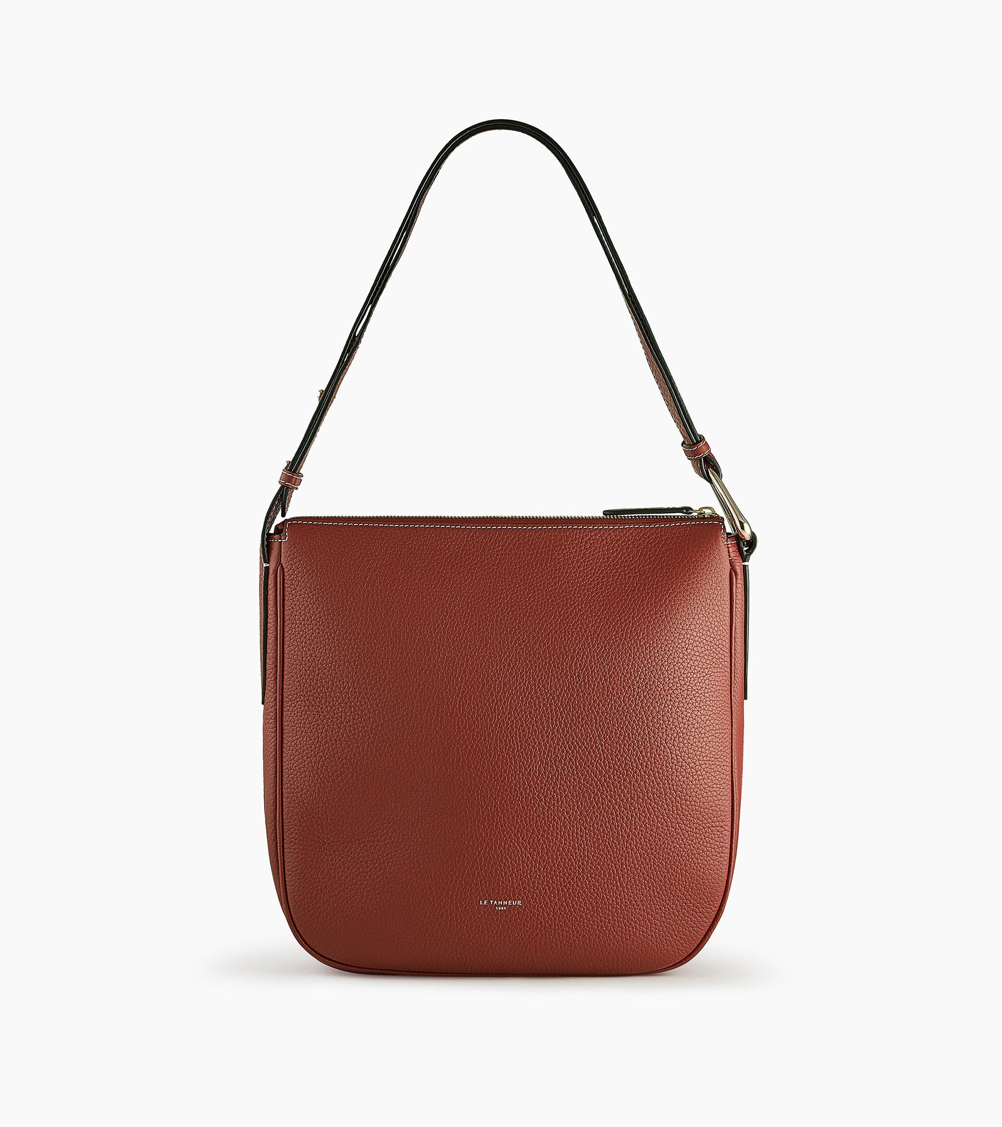 Madeleine mid-sized hobo bag in grained leather