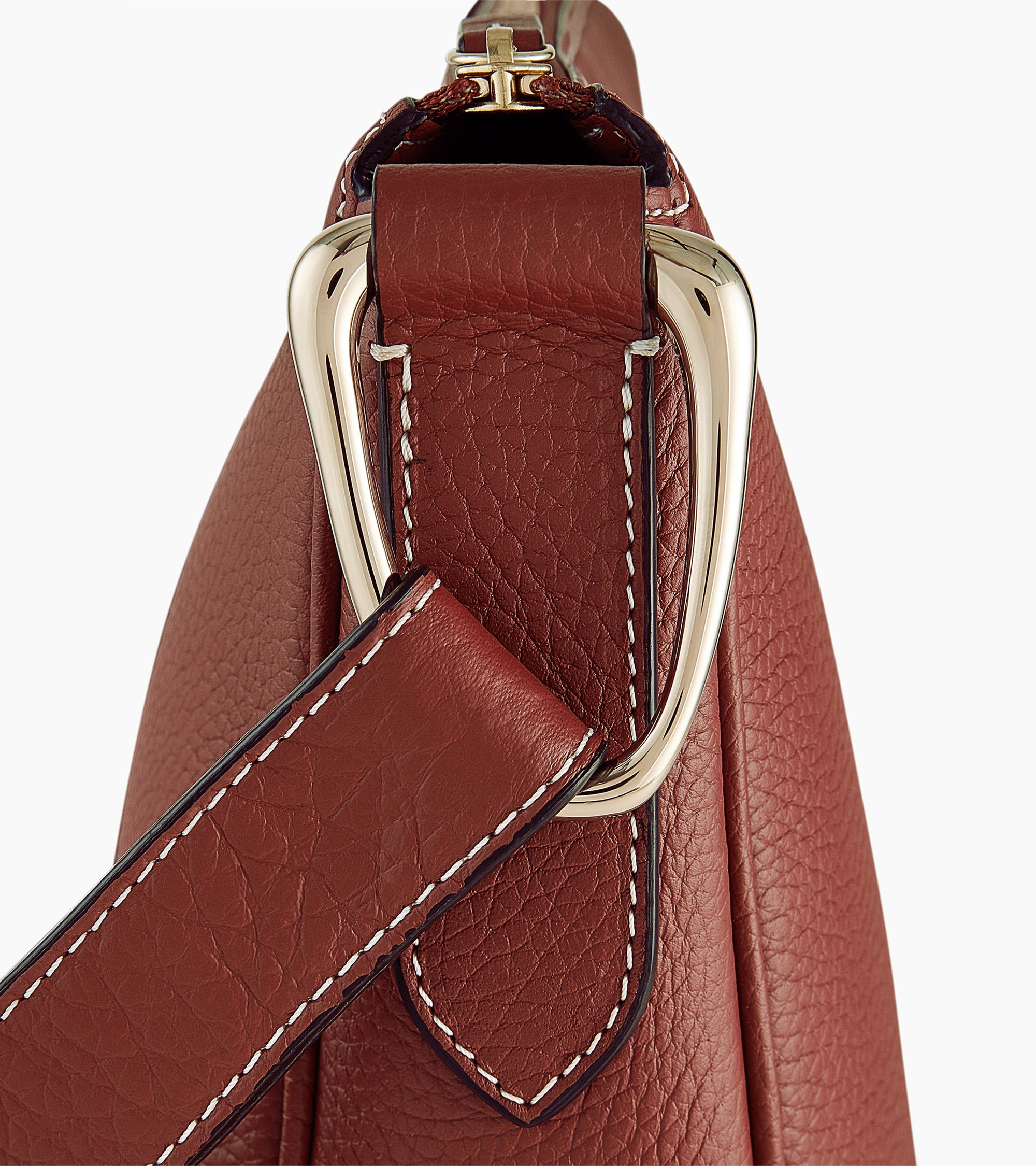 Madeleine mid-sized hobo bag in grained leather