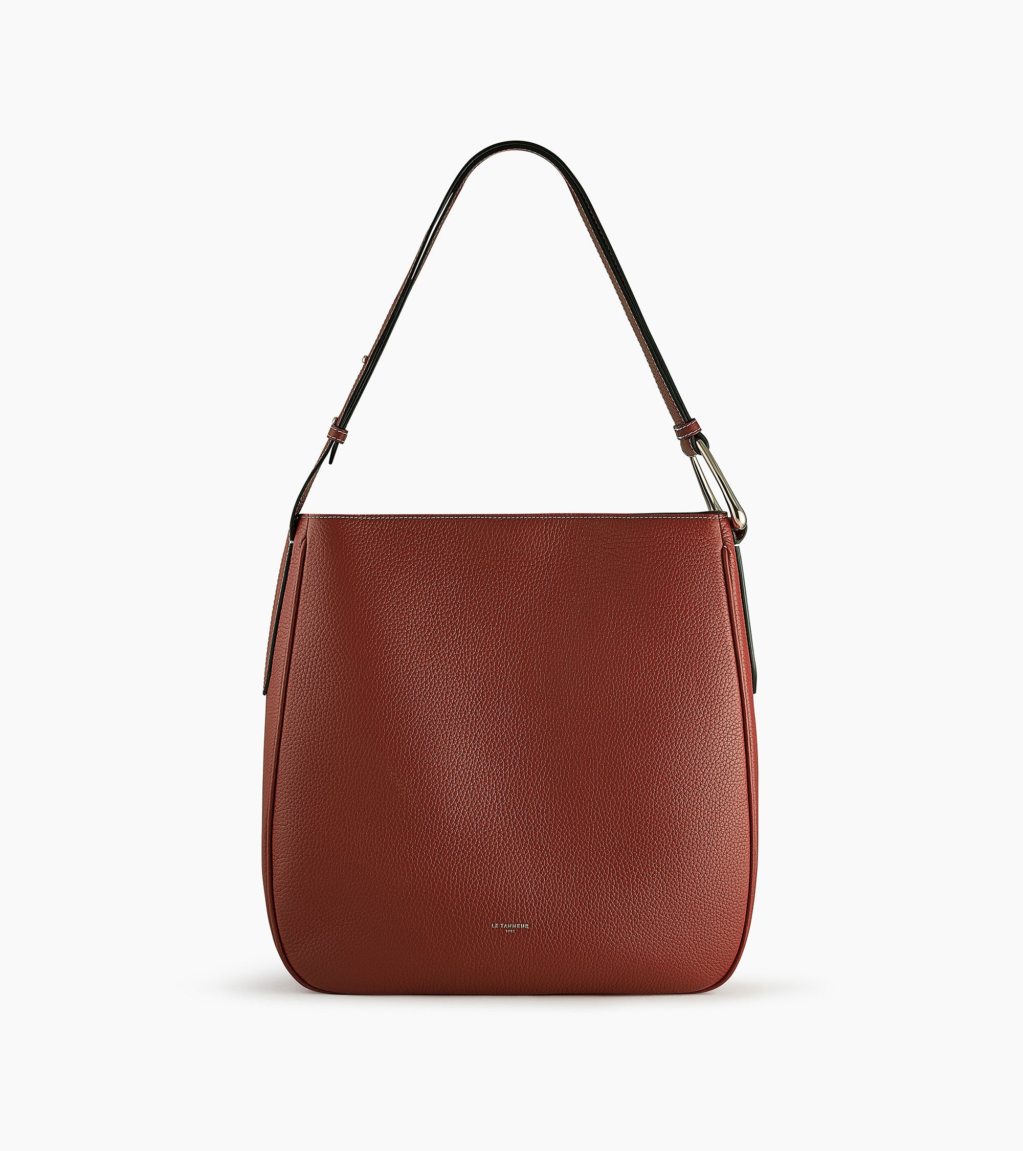 Madeleine large hobo bag in grained leather