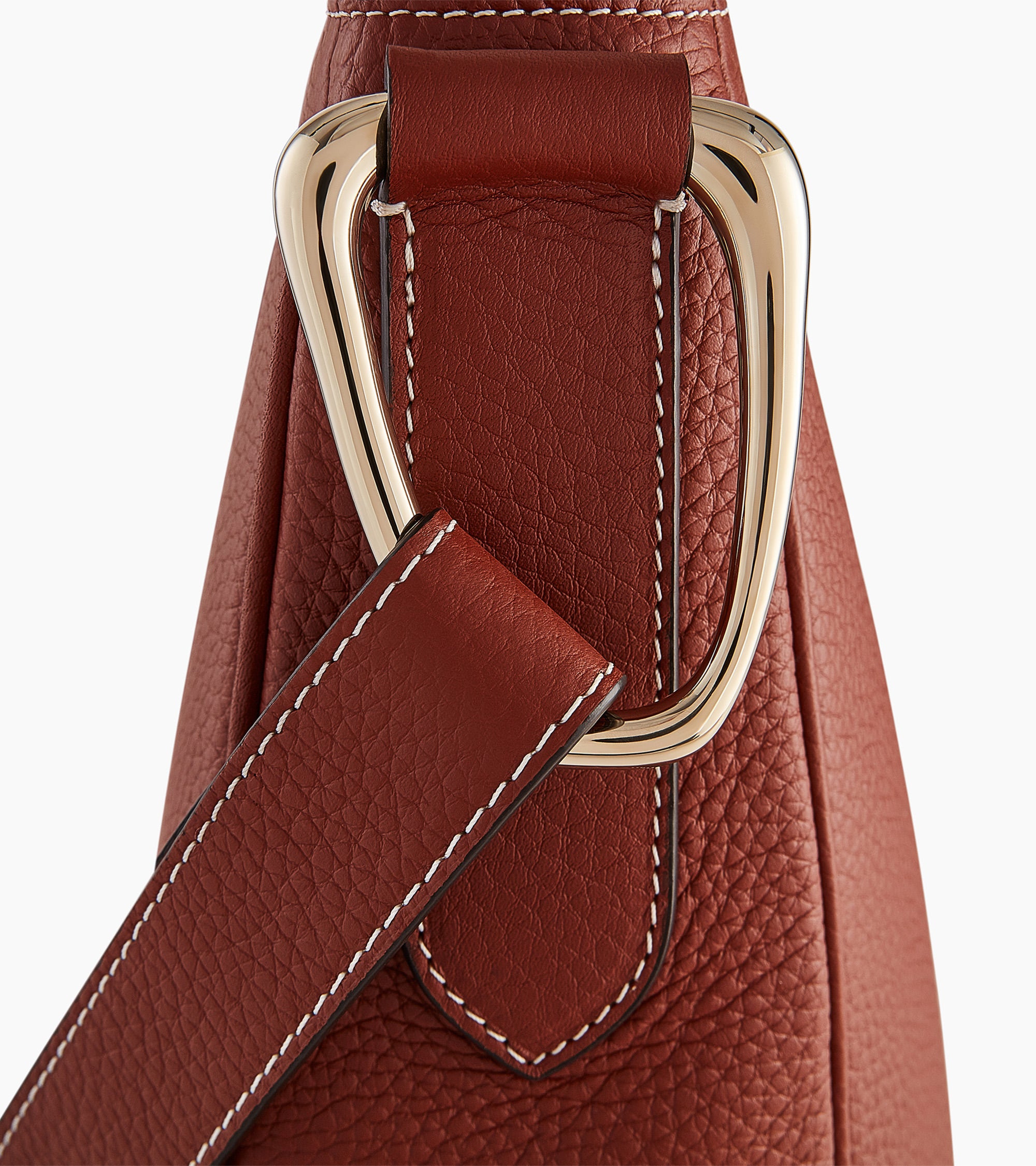 Madeleine large hobo bag in grained leather