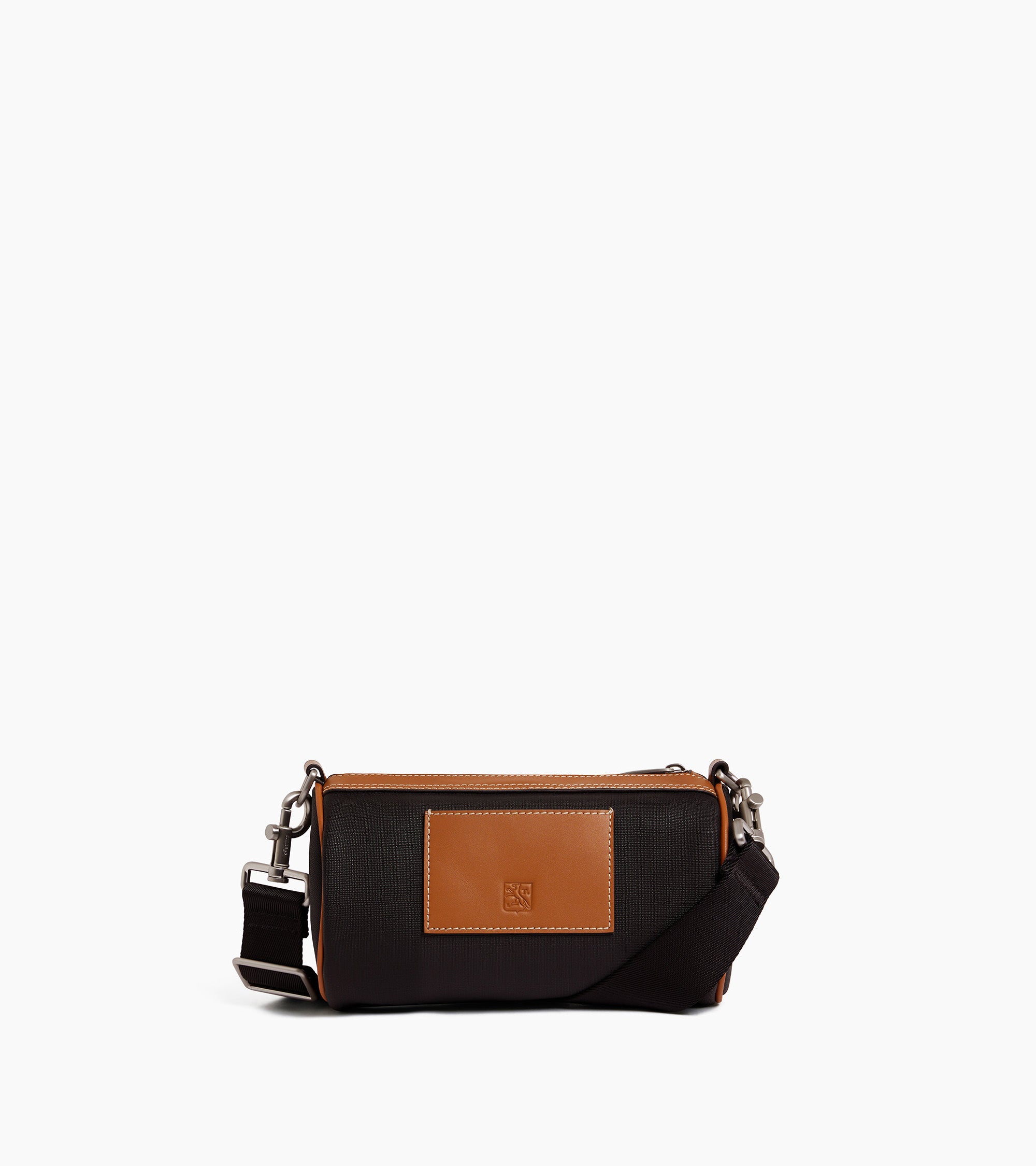 Maurice mini shoulder bag in coated canvas