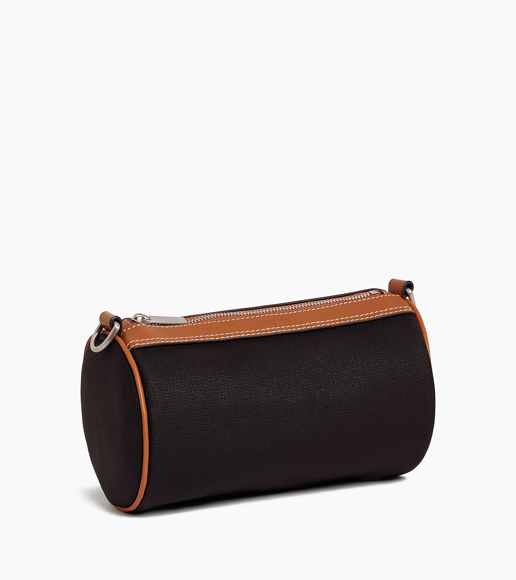 Maurice mini shoulder bag in coated canvas