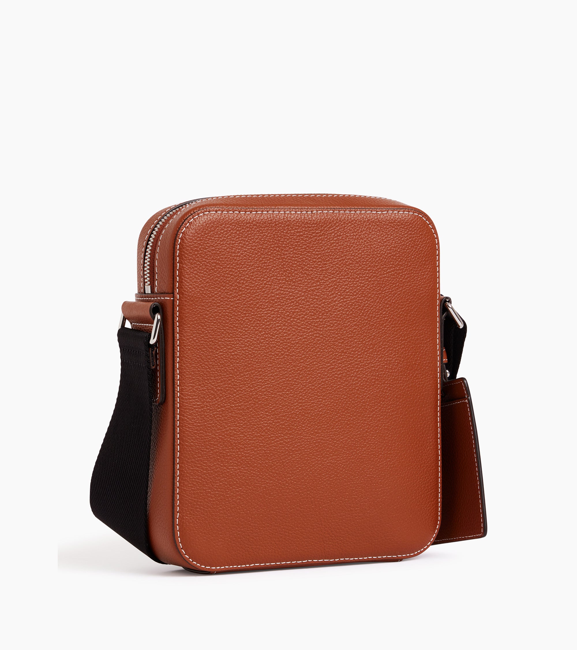 Emile small satchel in grained leather