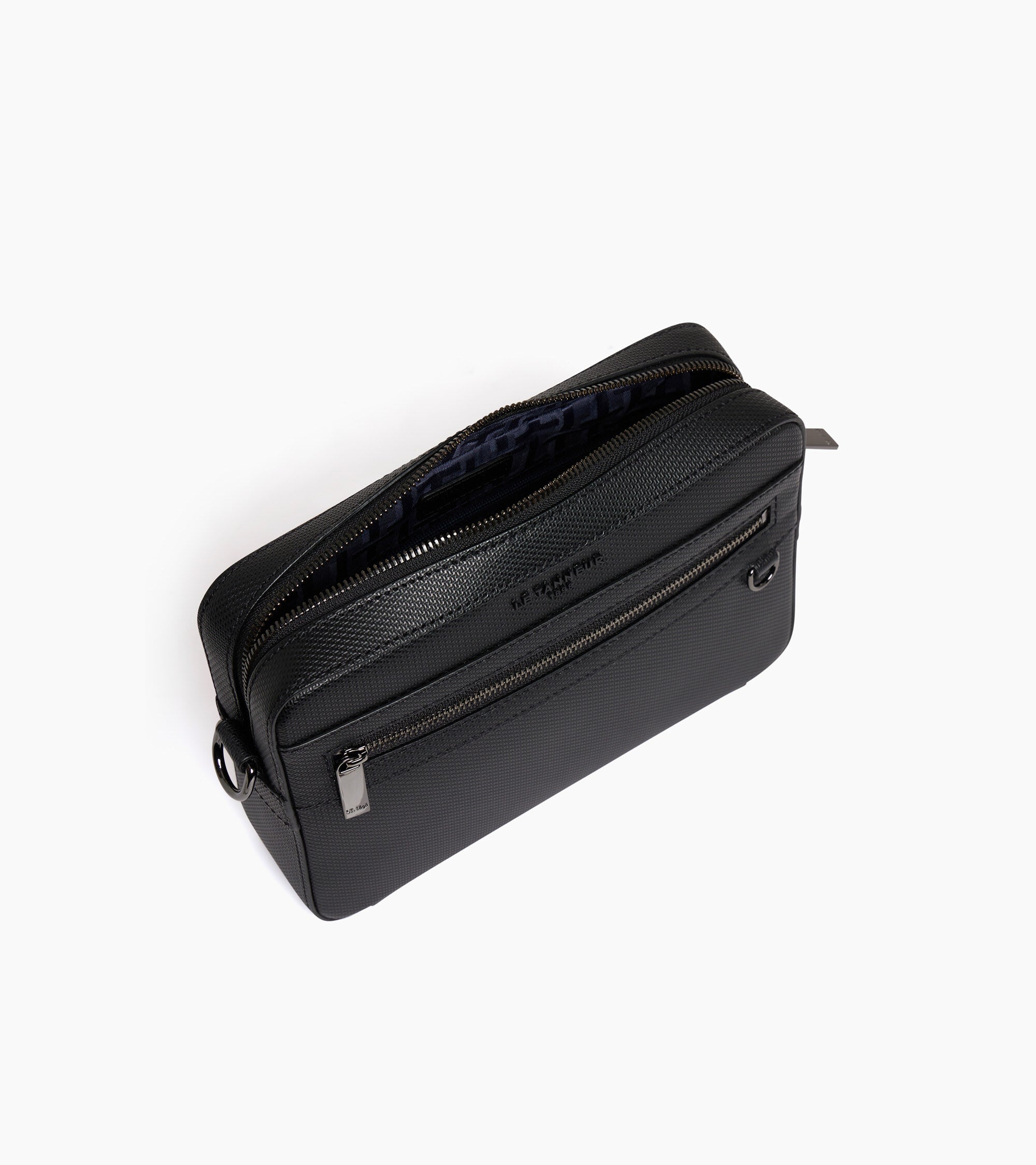 Emile small shoulder bag in signature T leather