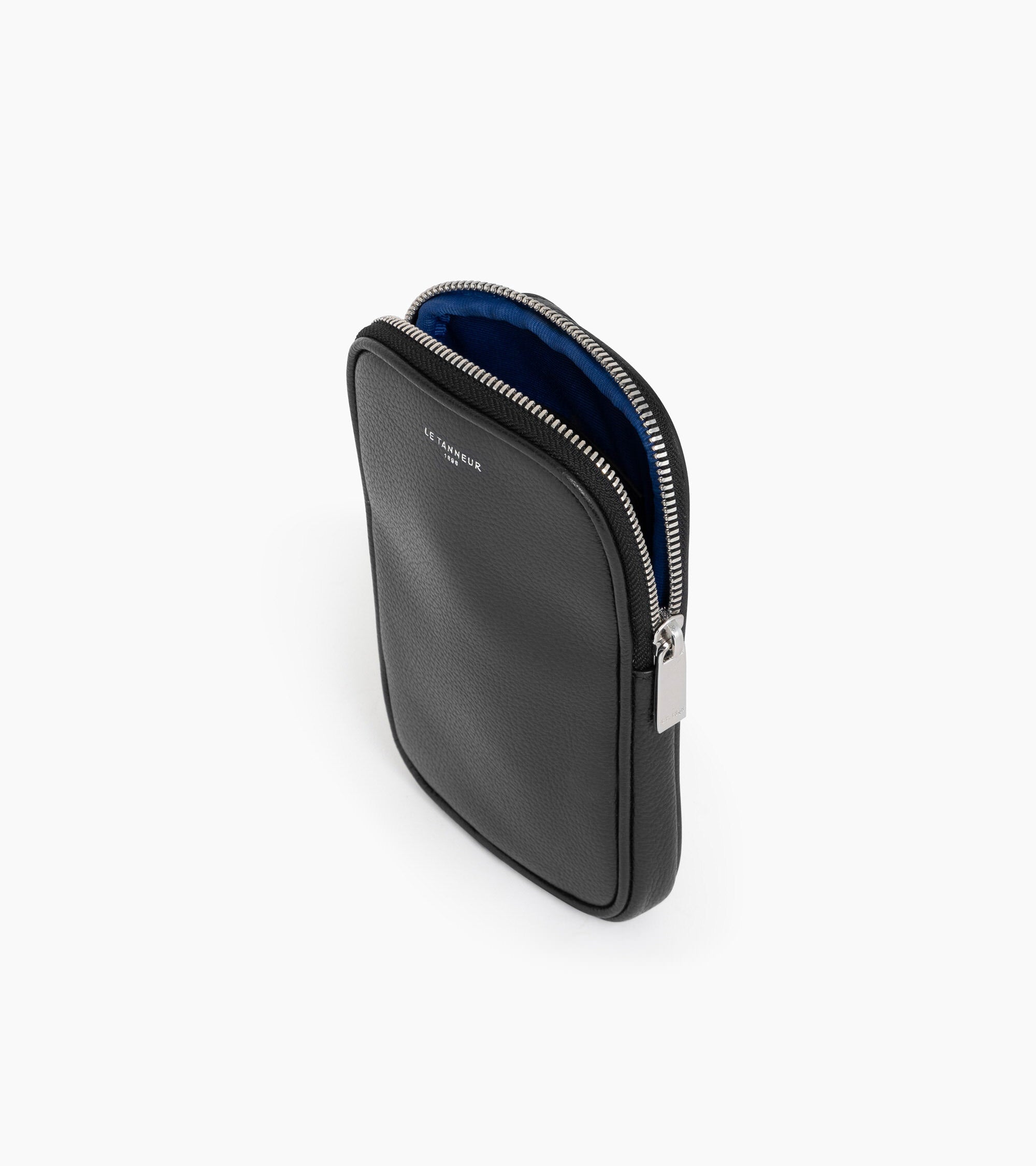 Emile phone case in grained leather