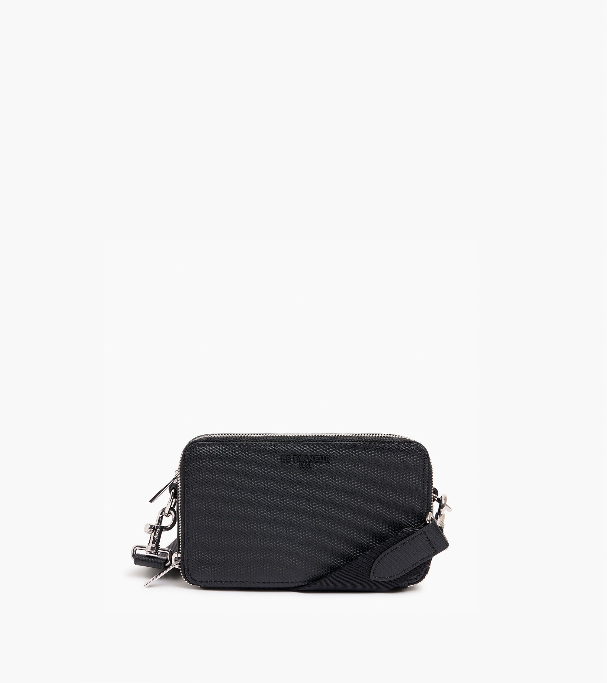 Emile small 2-compartment pouch in signature T leather