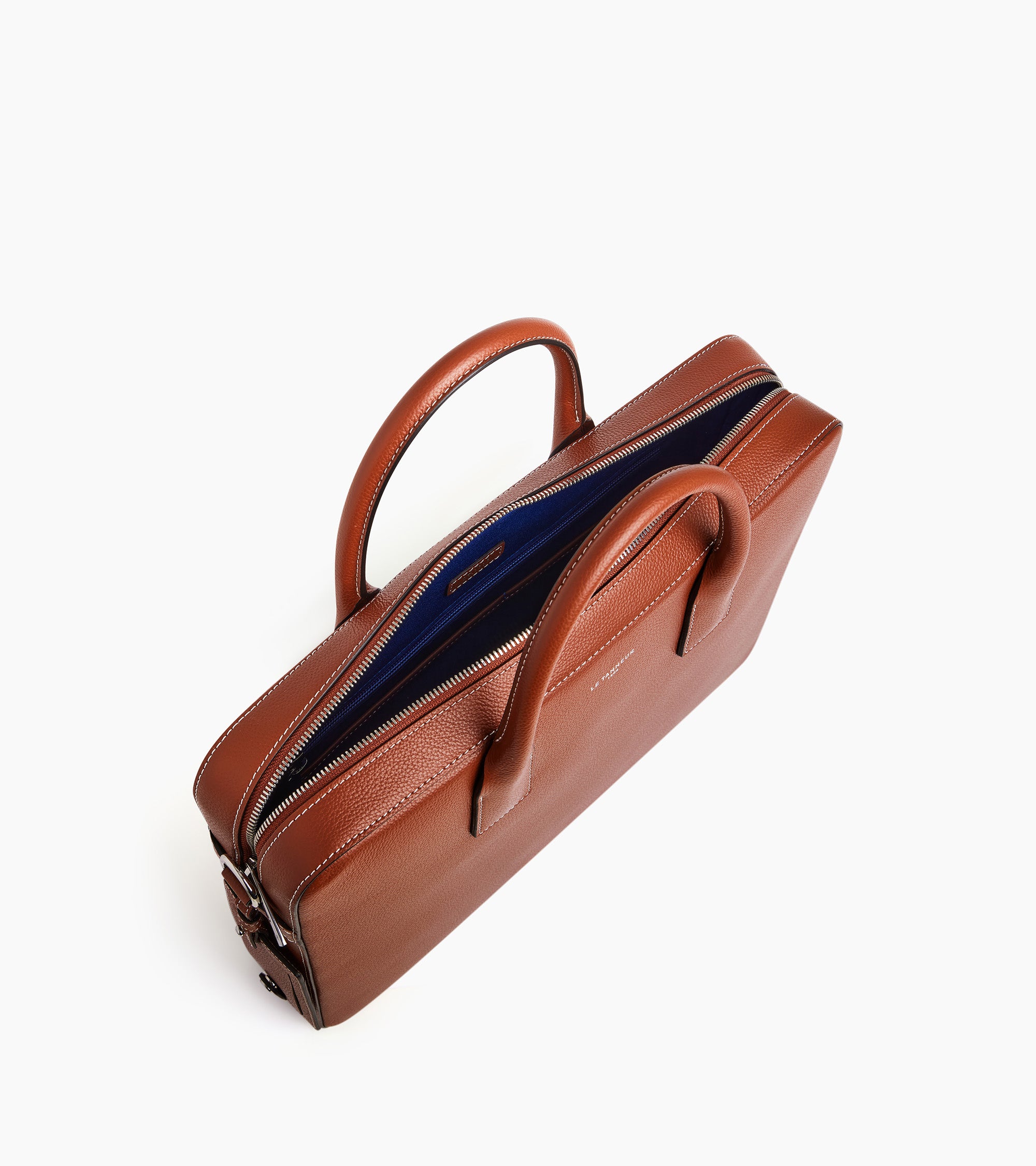 Emile 14" document holder in grained leather