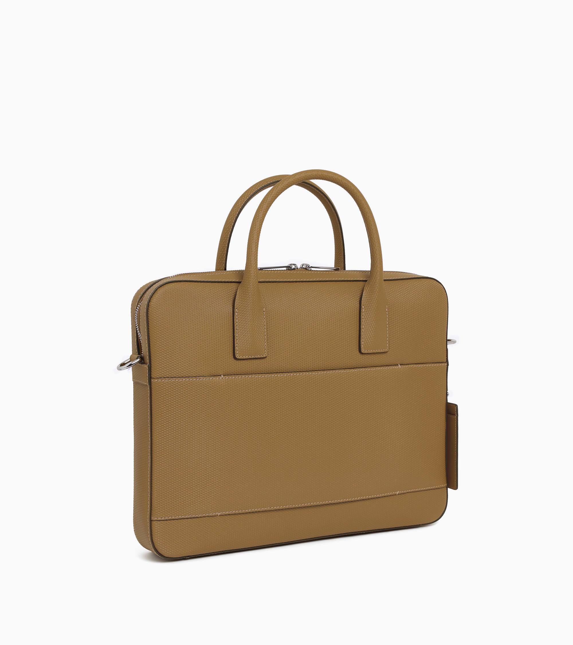 Emile slim, 14" briefcase in signature T leather