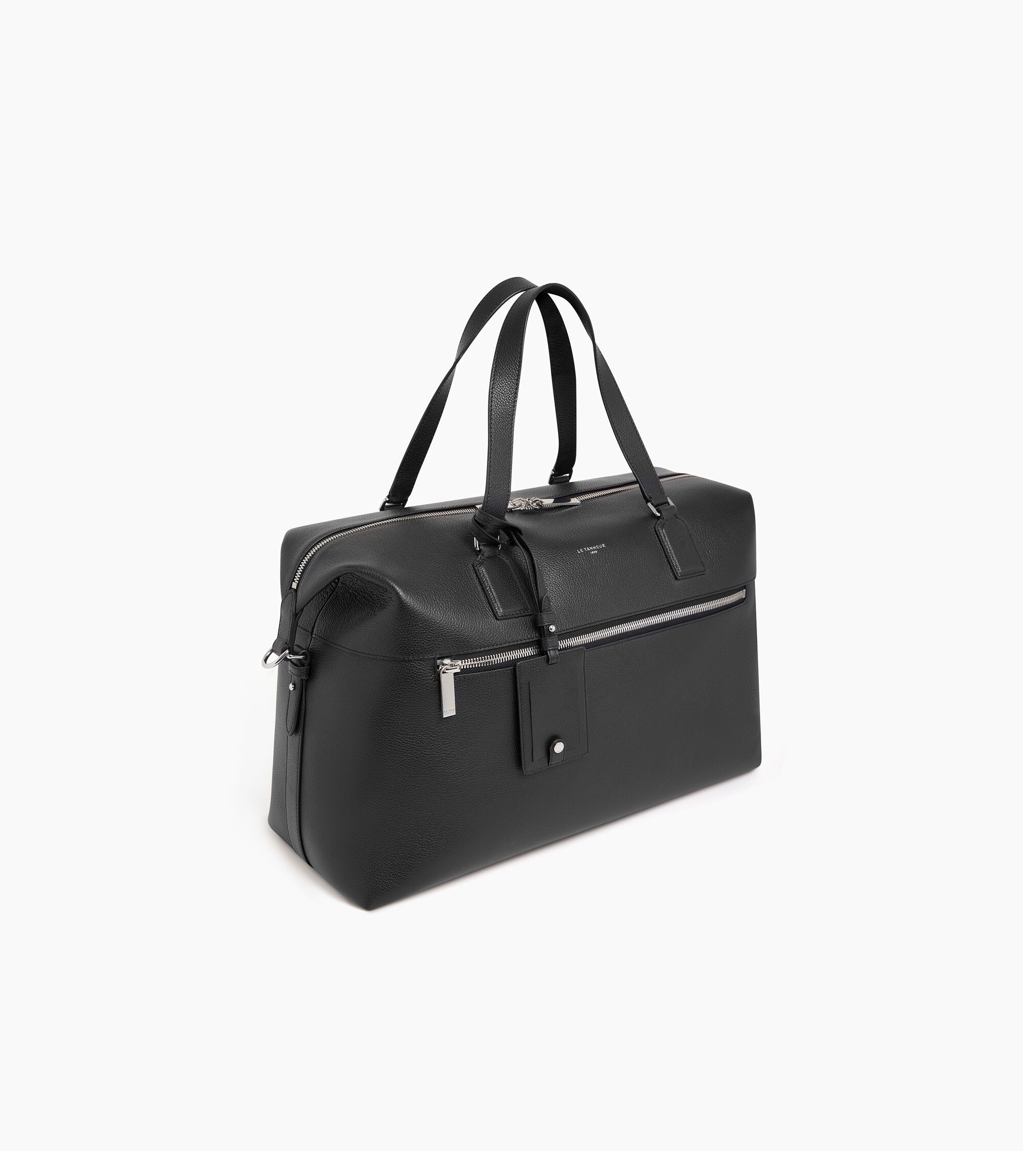 Emile 24h travel bag in grained leather