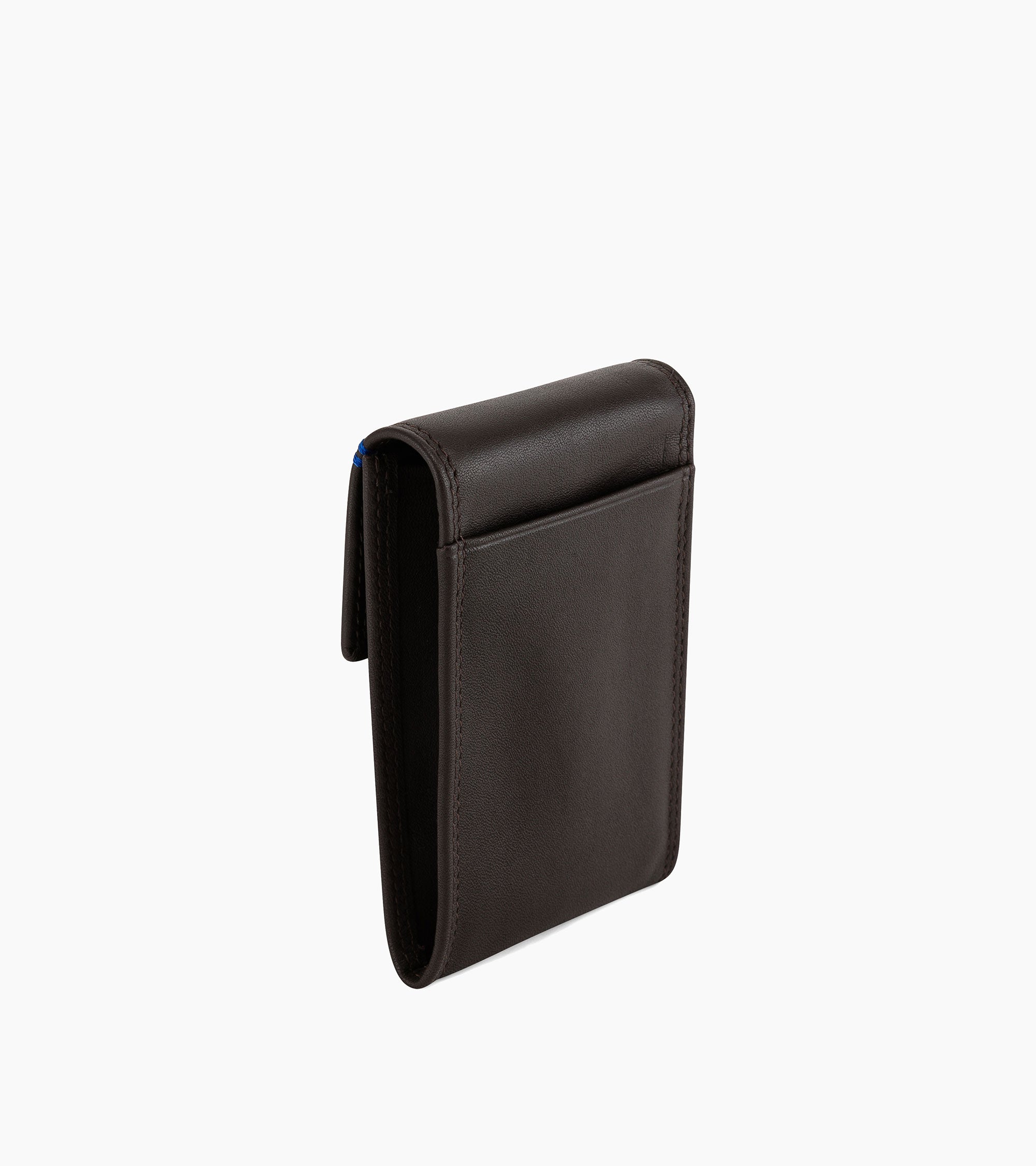 Martin flap key case in smooth leather