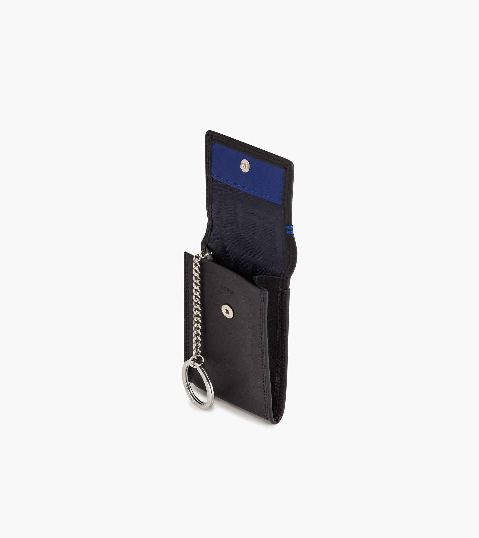 Martin flap key case in smooth leather