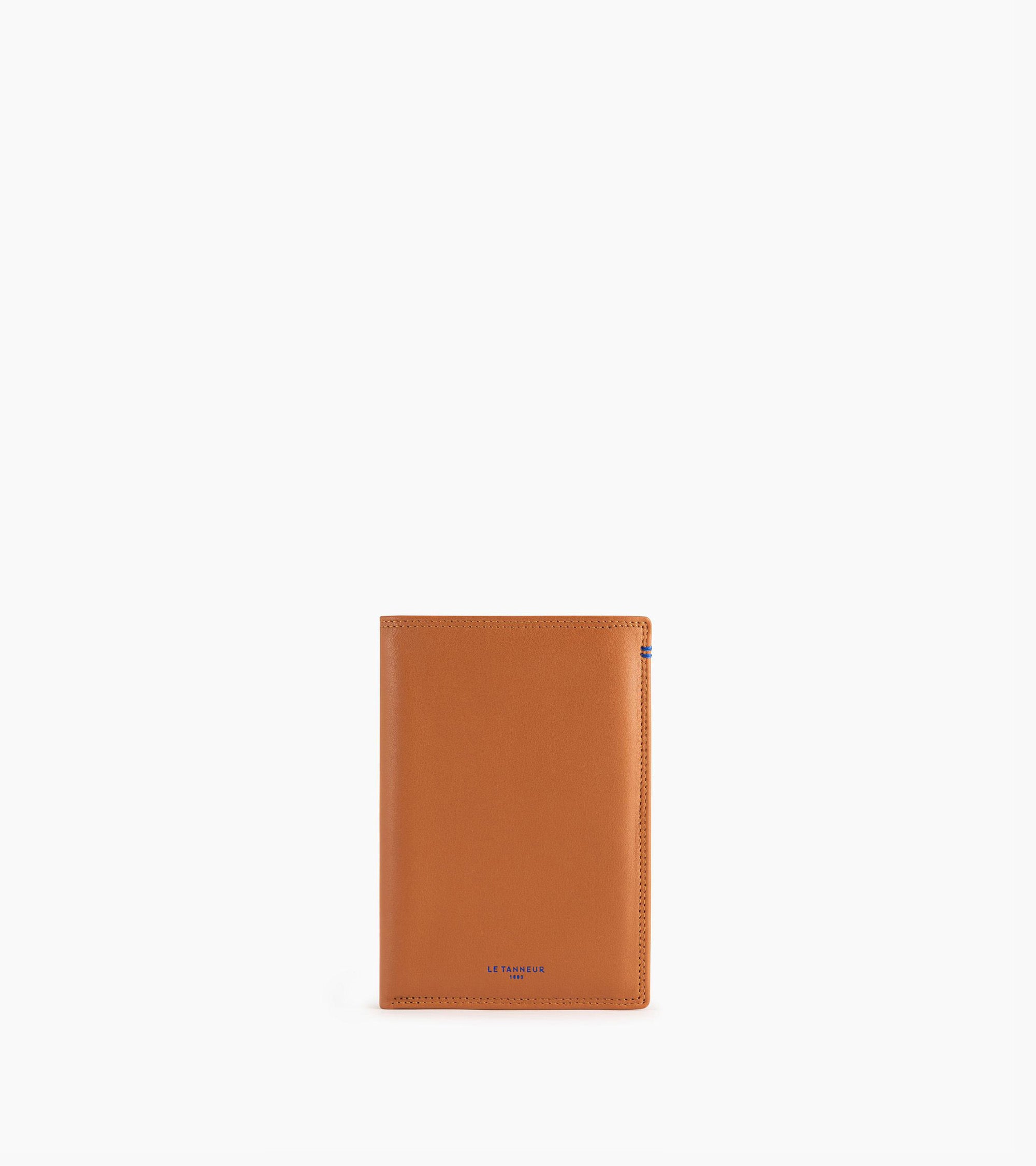 Martin zipped pocket and 2 shutters wallet in smooth leather