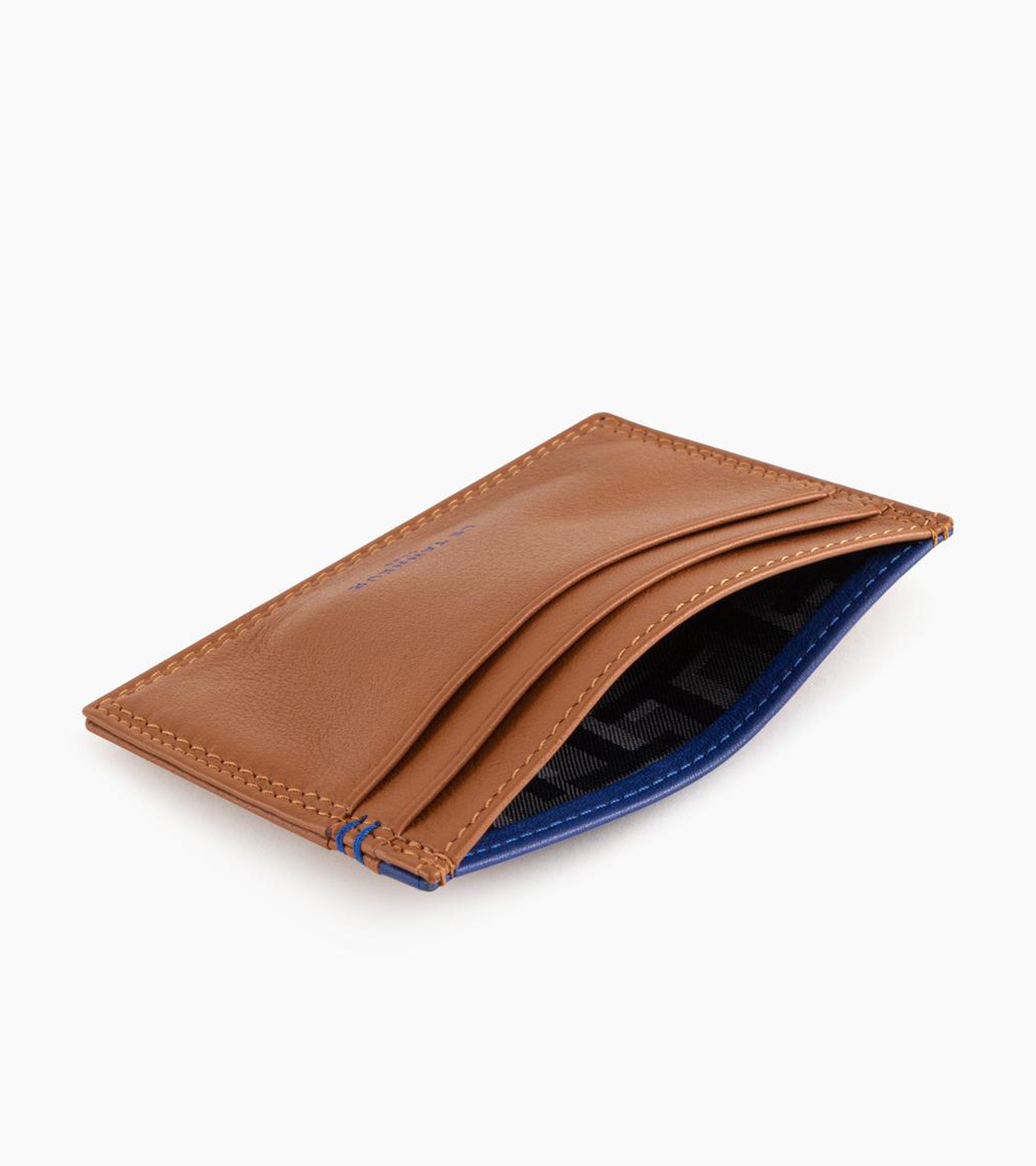 Martin card holder in smooth leather