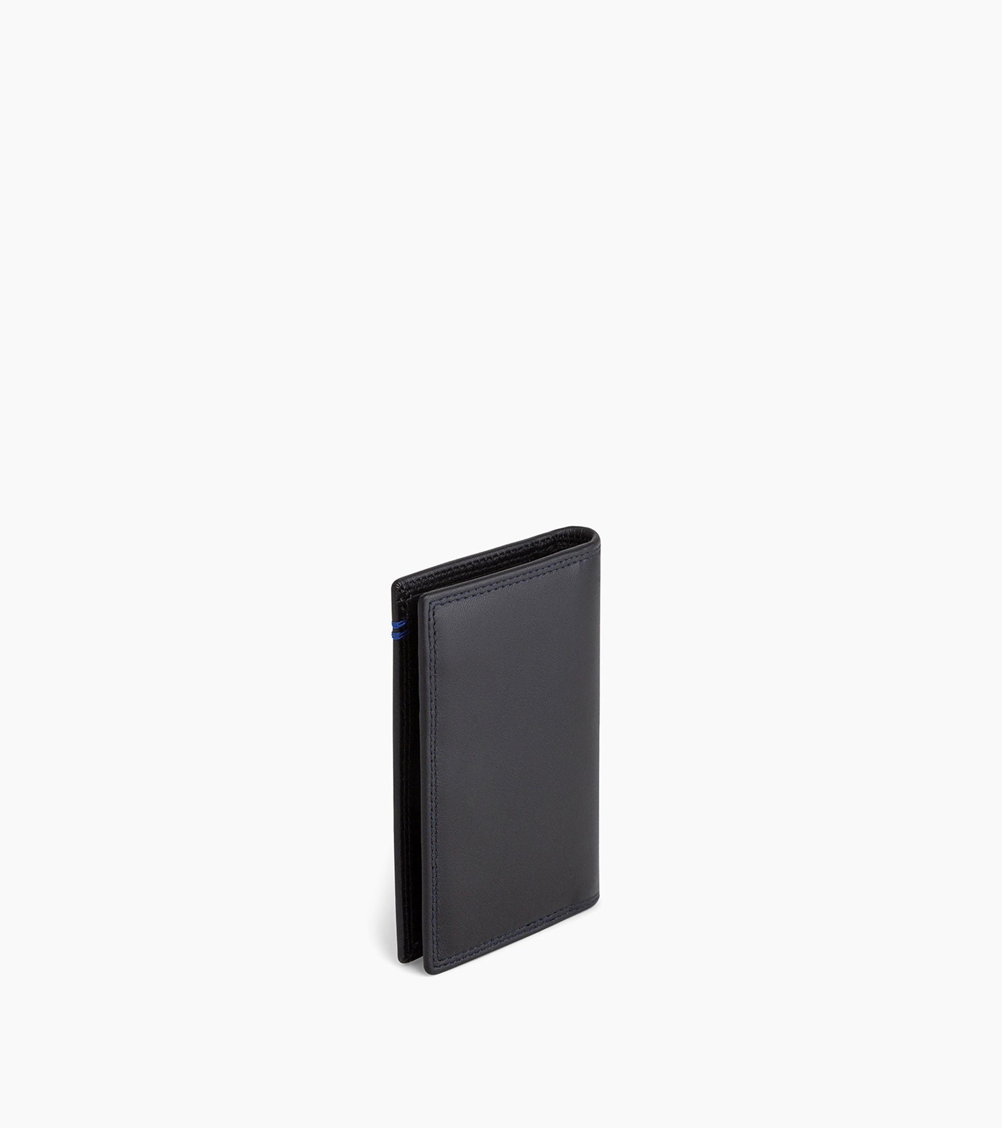 Martin vertical card holder in smooth leather