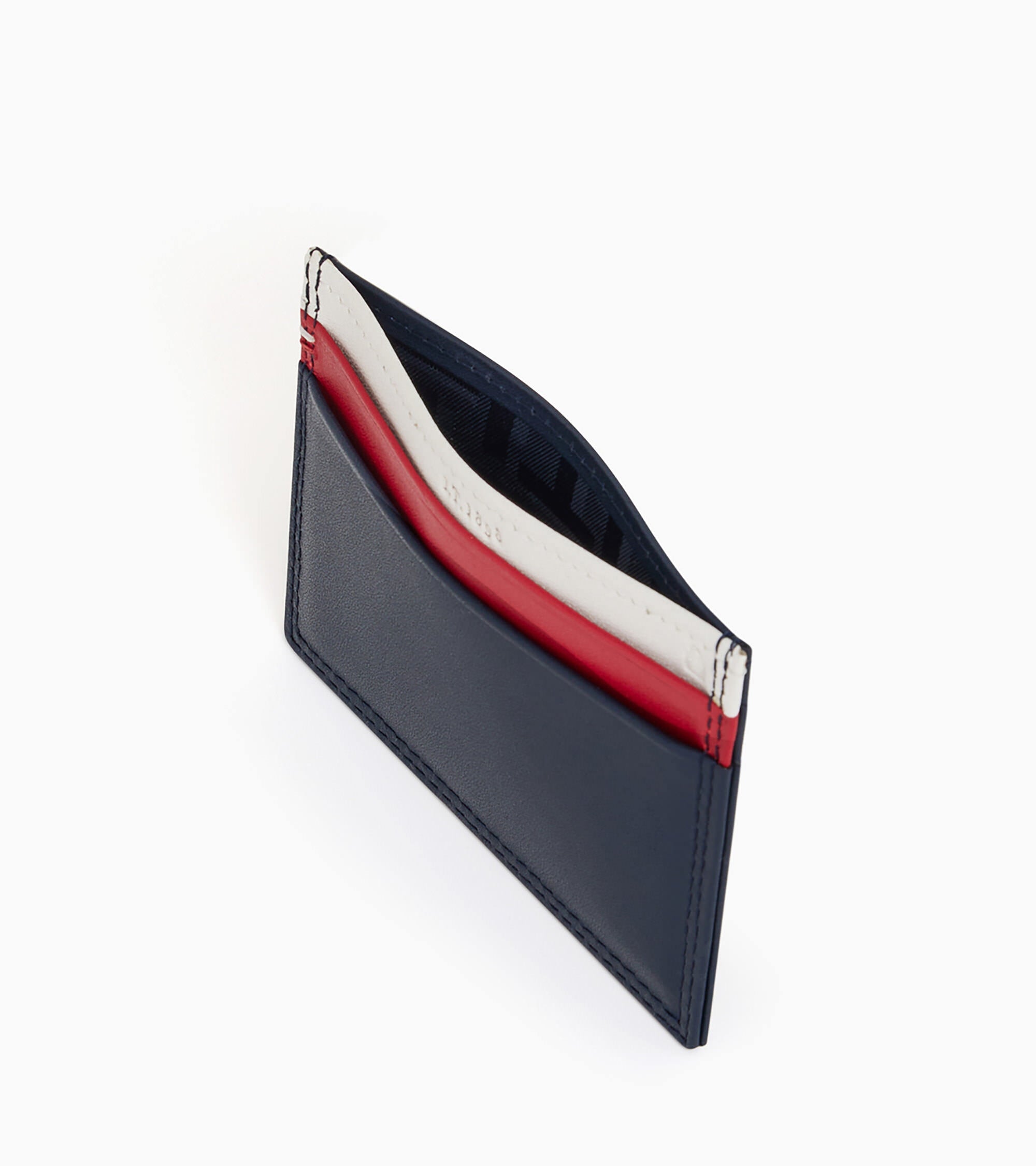 Martin card holder in smooth leather