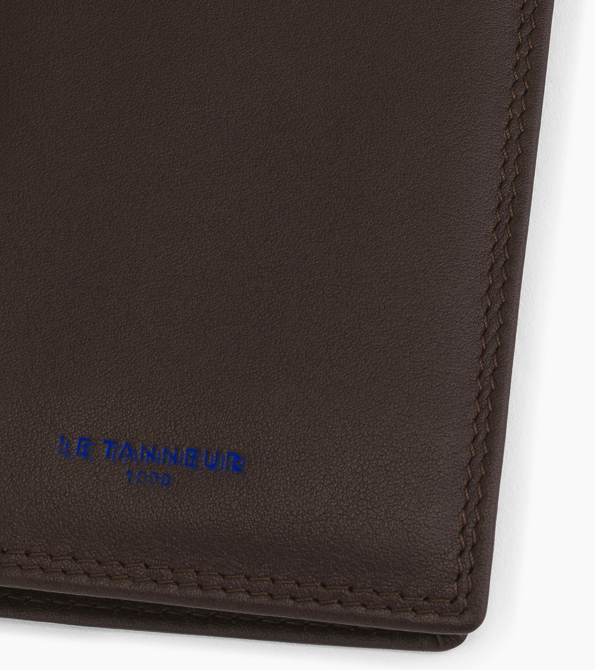 Martin medium card holder with billfold in smooth leather