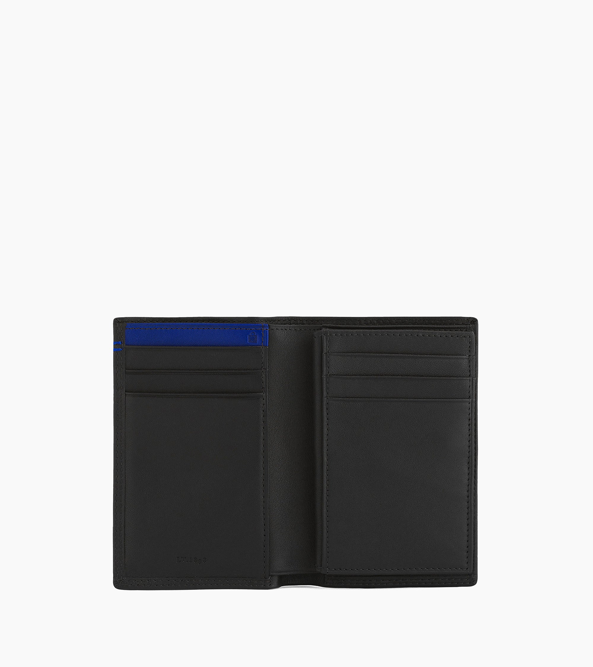 Martin medium card holder with billfold in smooth leather