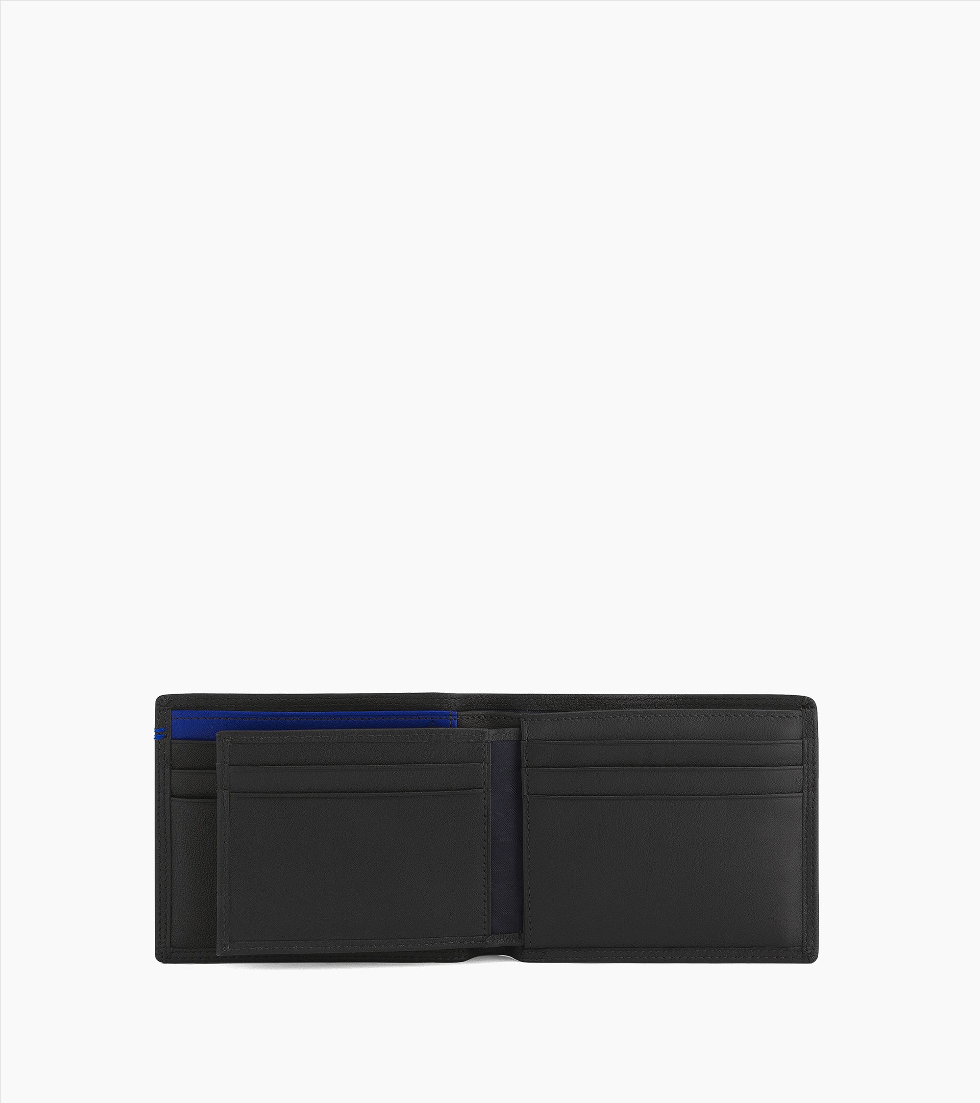 Martin removable card holder with billfold in smooth leather