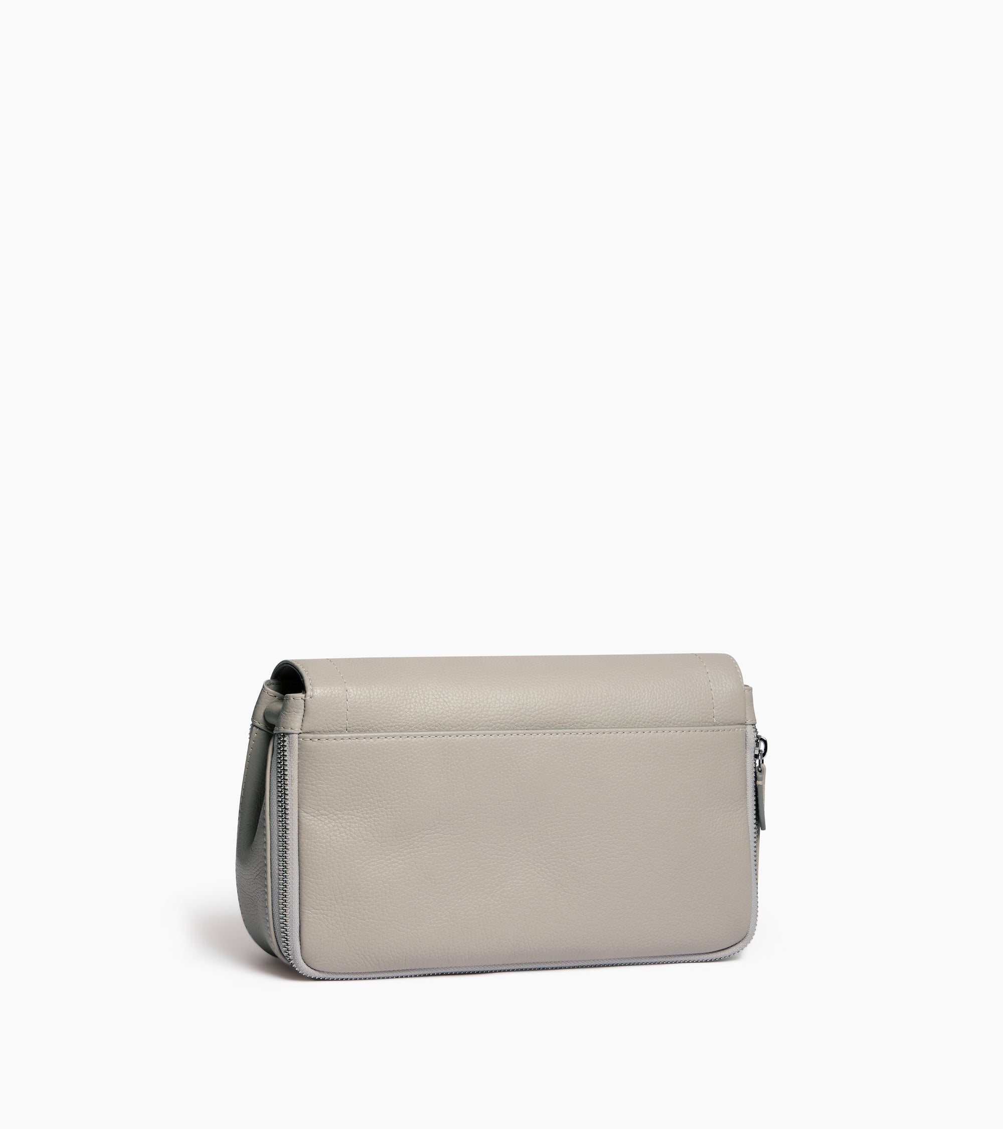 Simone small bag with crossbody strap in grained leather