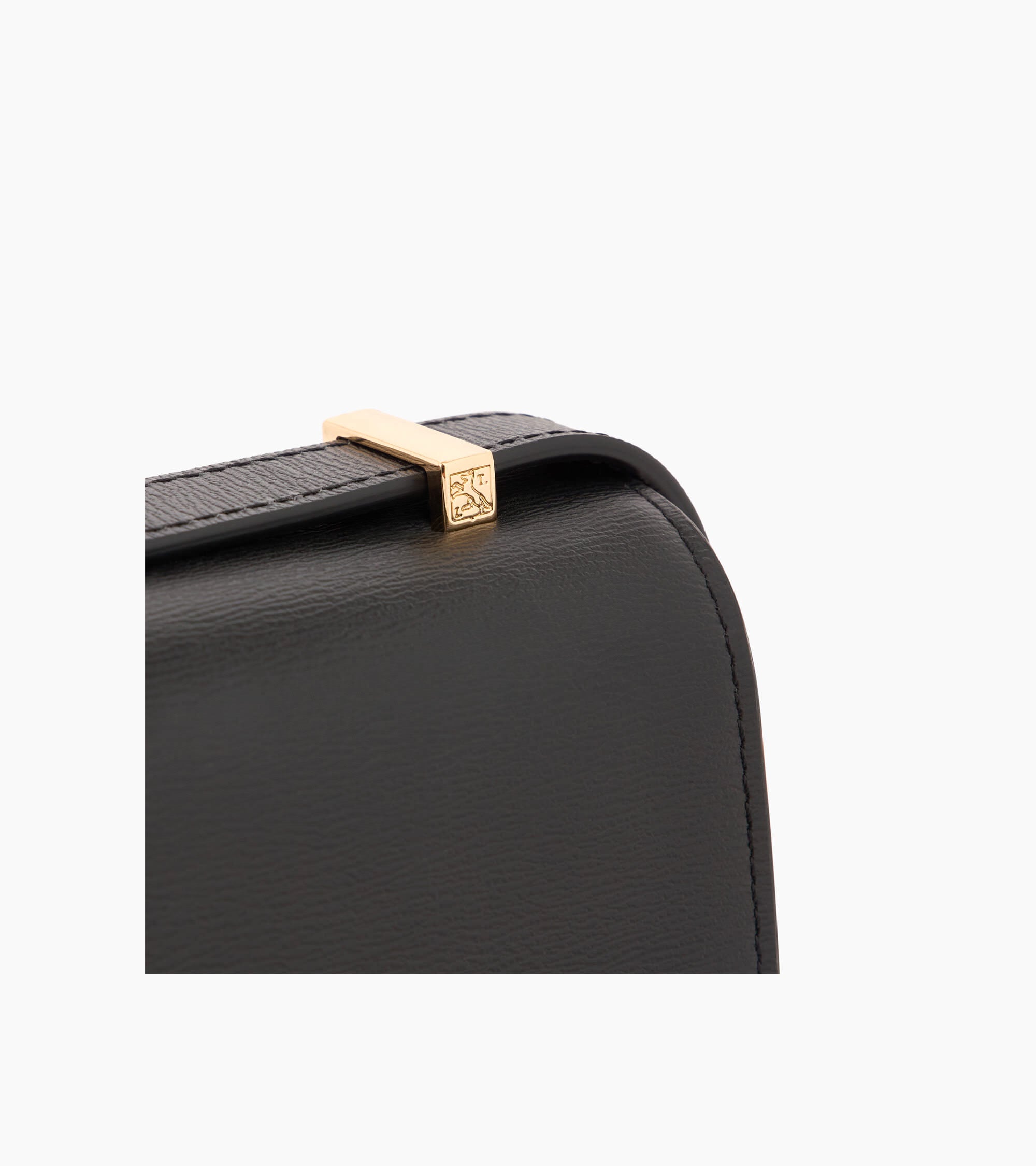 Naya small leather shoulder bag with cork effect