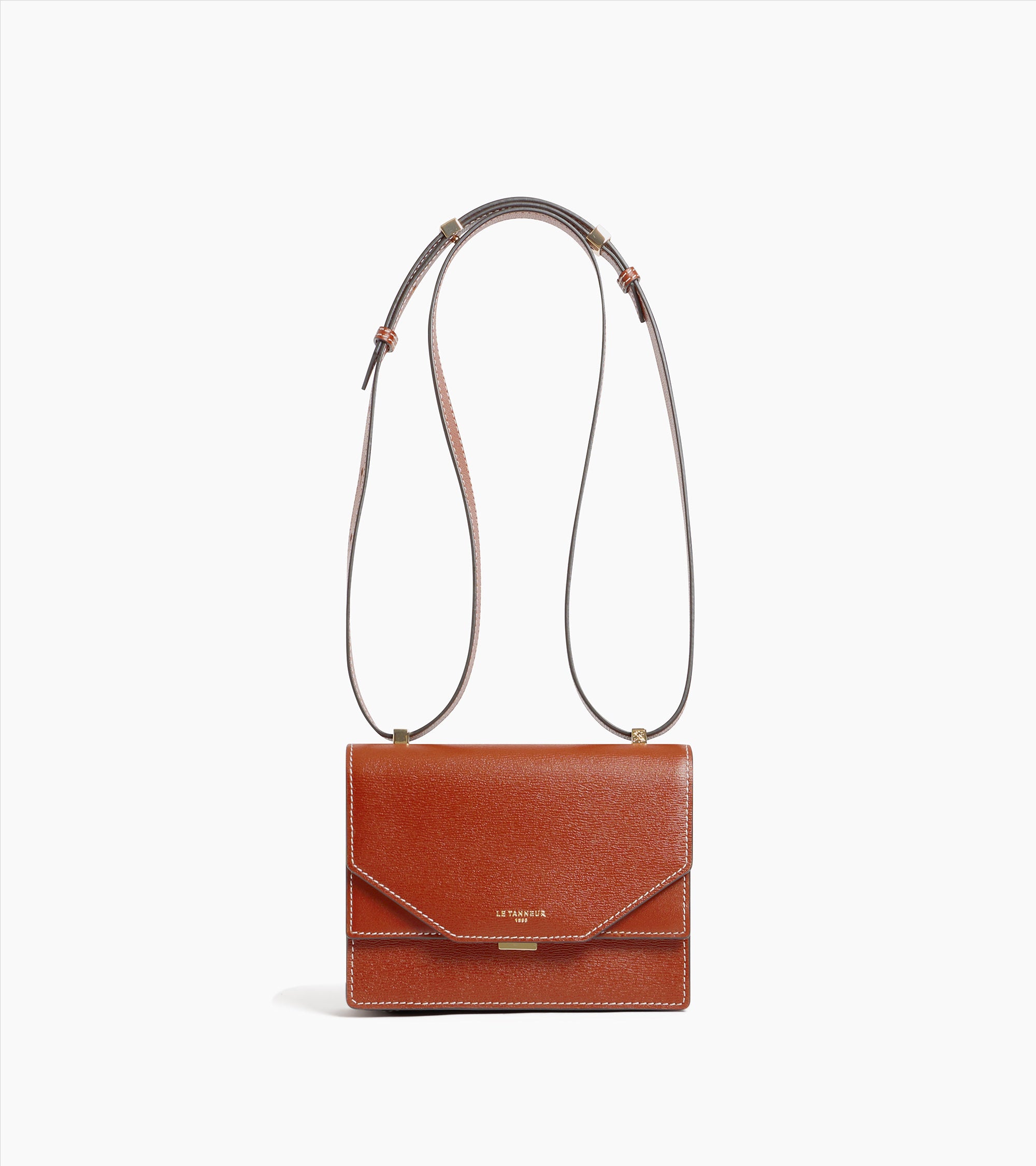 Naya mini shoulder bag in cork effect leather