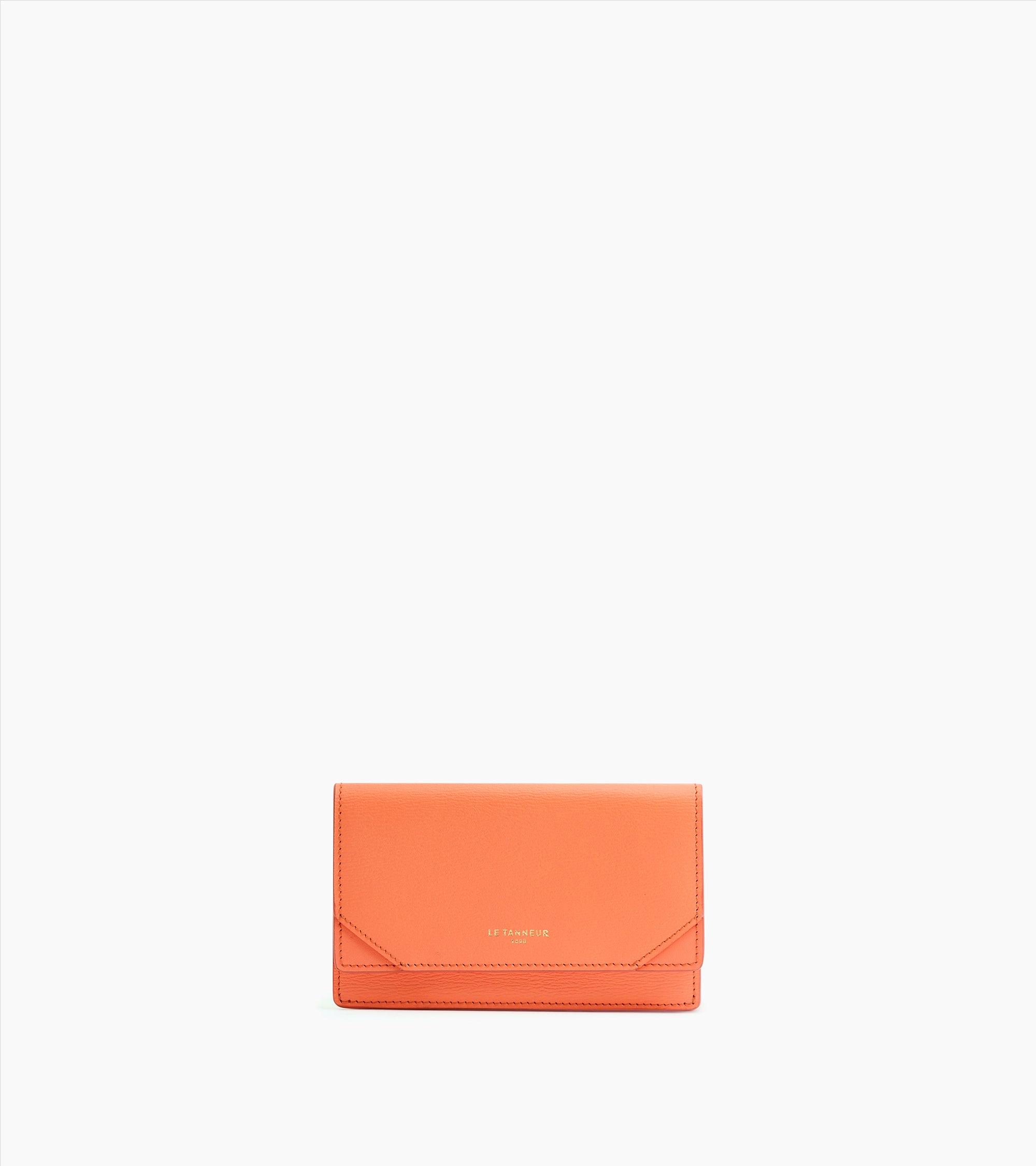 Naya flap cardholder in cork effect leather