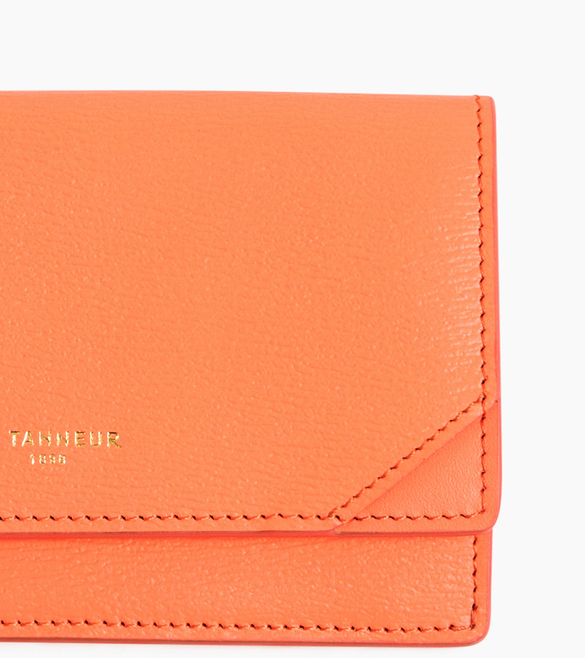 Naya flap cardholder in cork effect leather