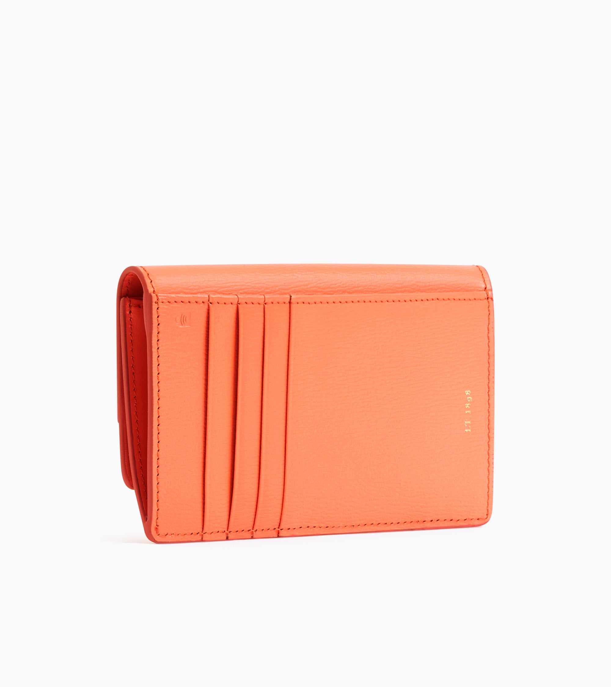 Naya flap cardholder in cork effect leather