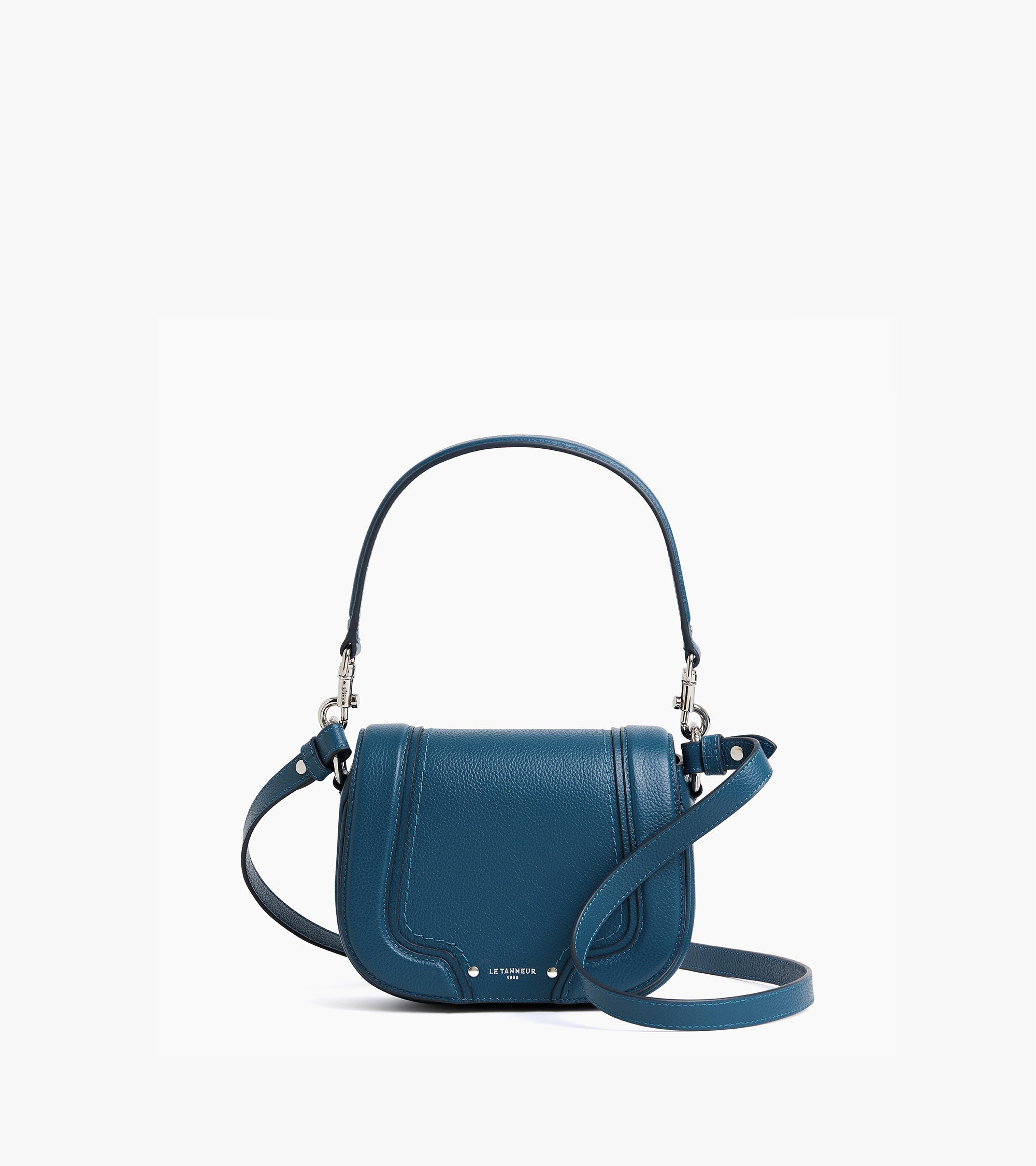 Small Ella shoulder bag in grain leather