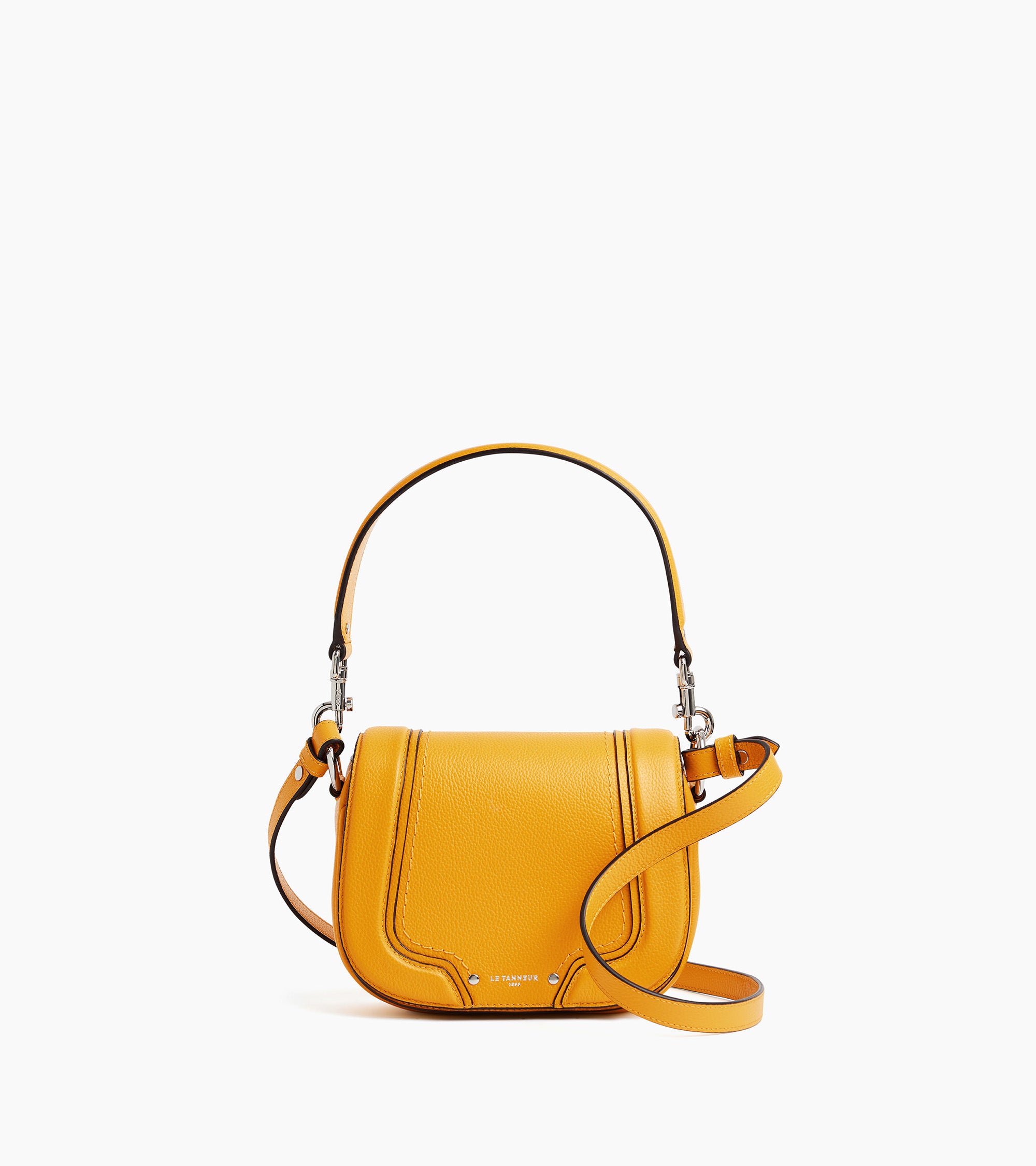 Small Ella shoulder bag in grain leather