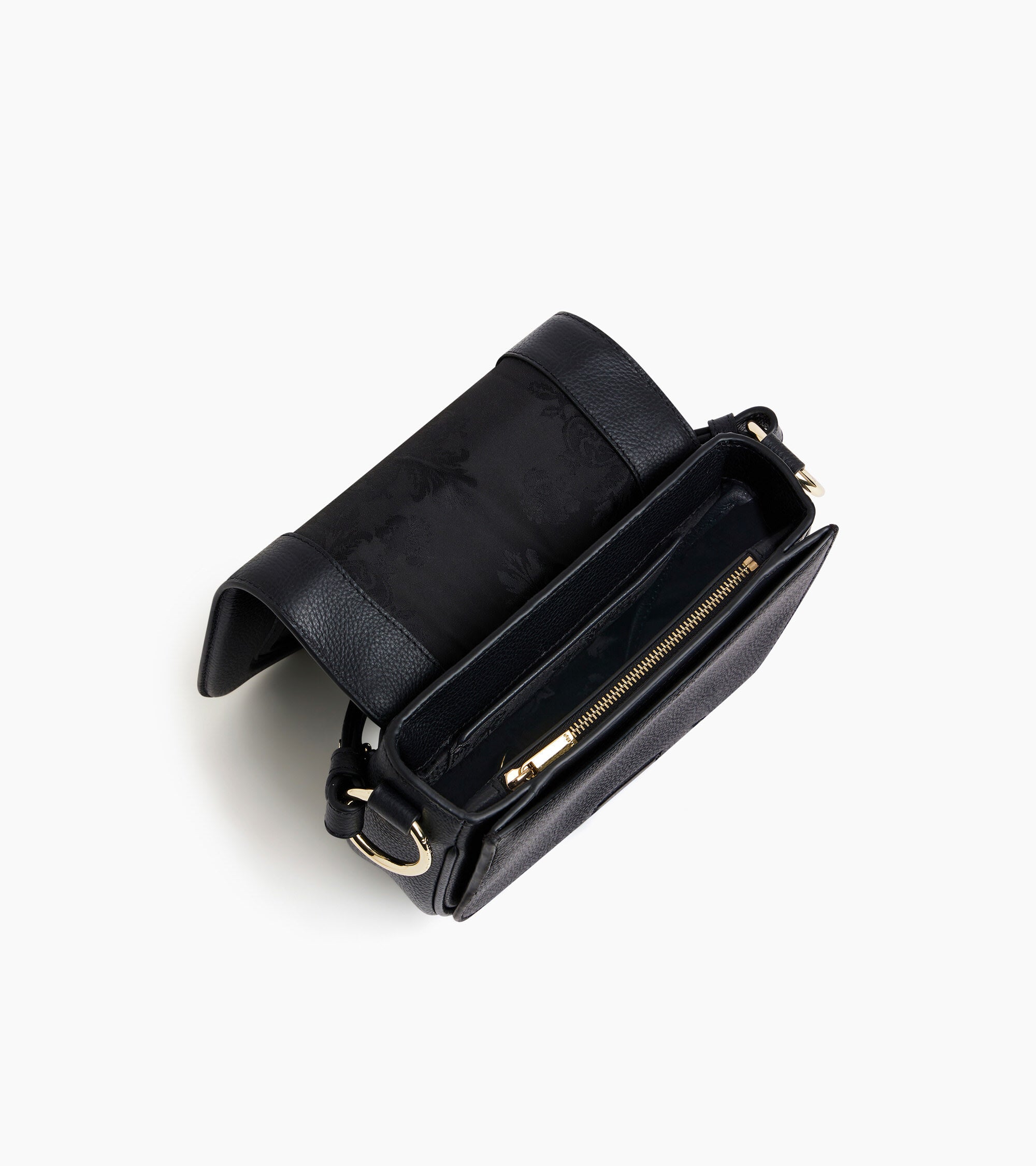 Ella small crossbody bag in grained leather