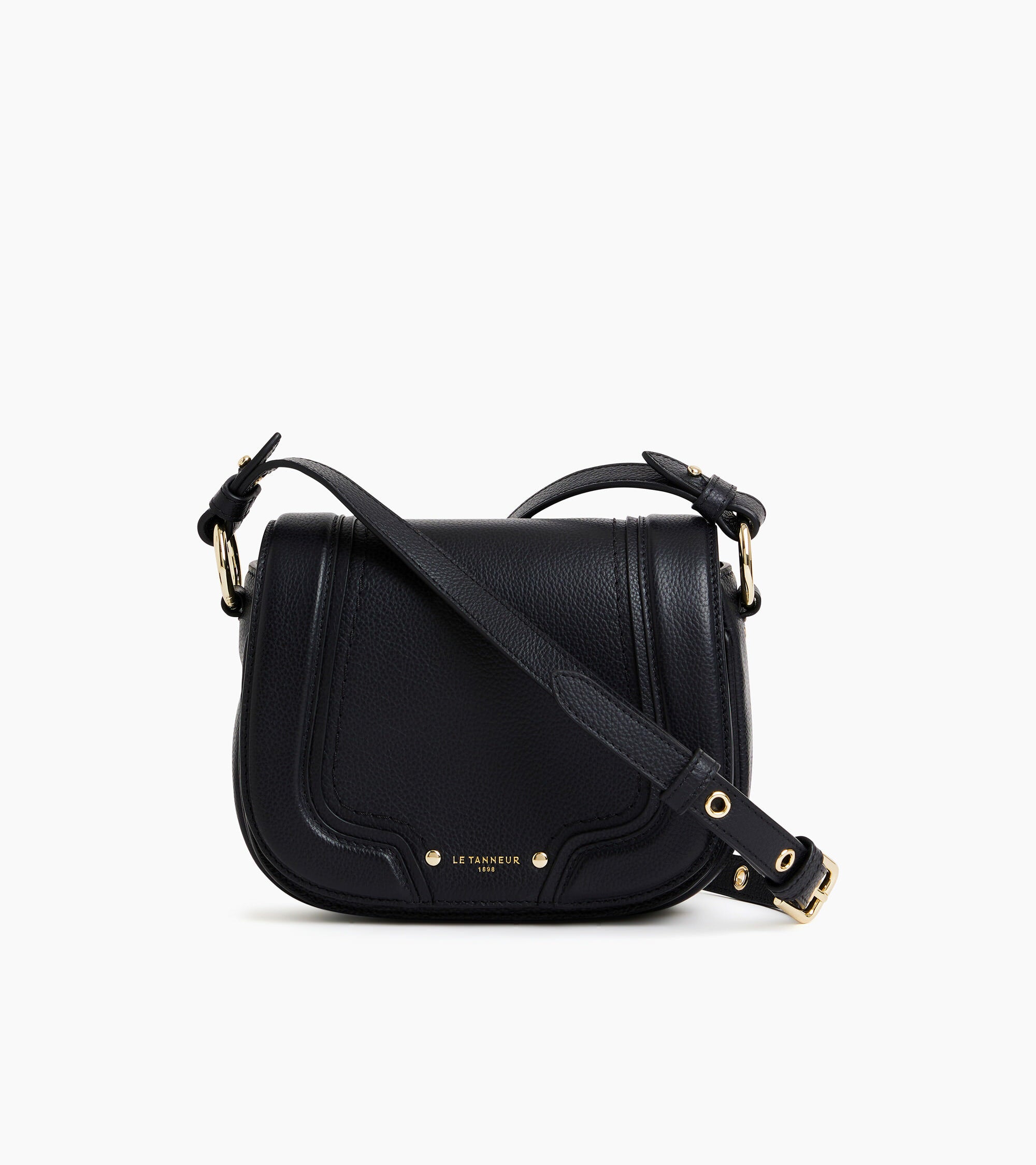 Ella small crossbody bag in grained leather